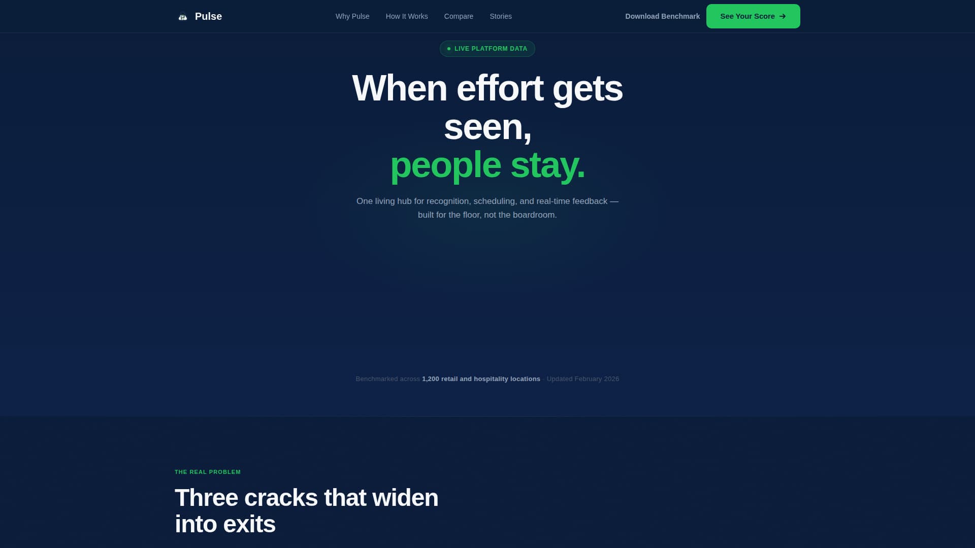 Pulse - Powerful Frontline Engagement Landing Page Template