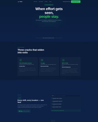Pulse - Powerful Frontline Engagement Landing Page Template
