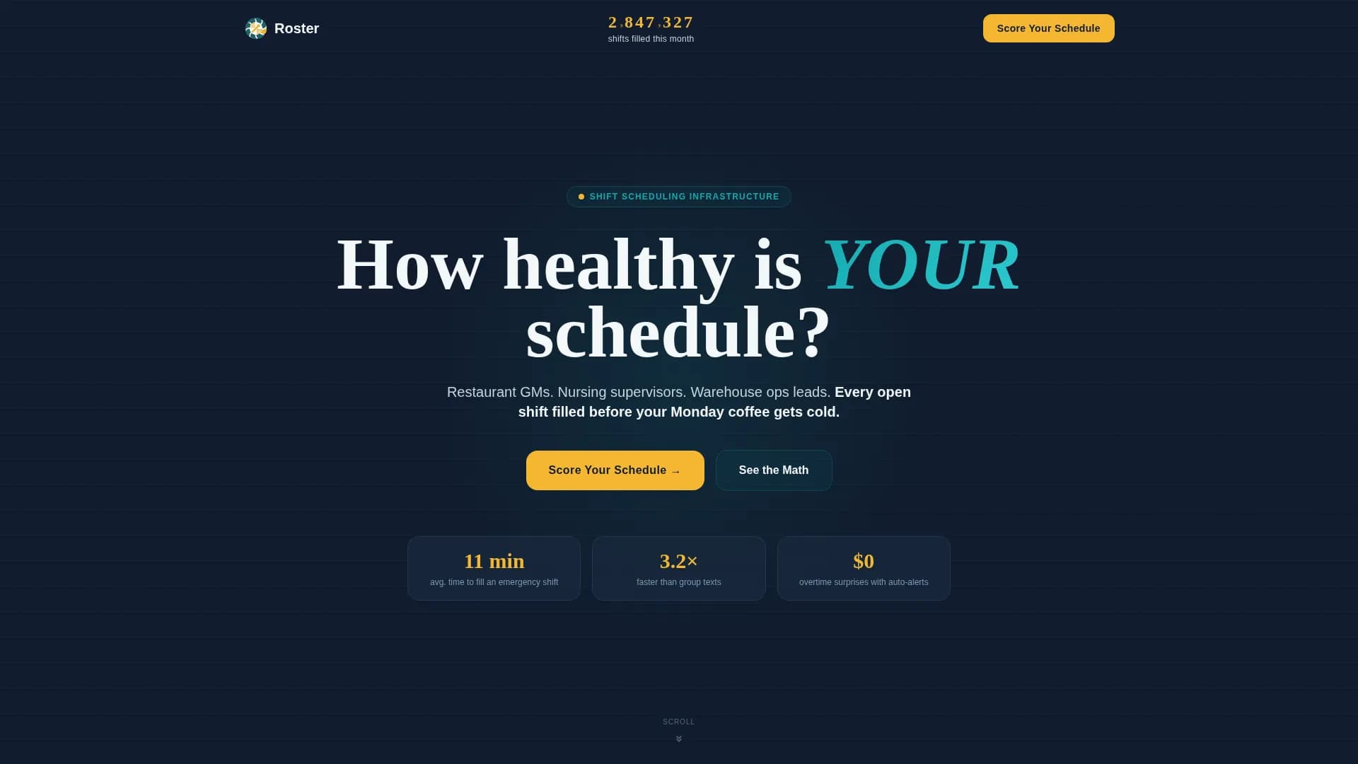 Time & Attendance Booking Website Template