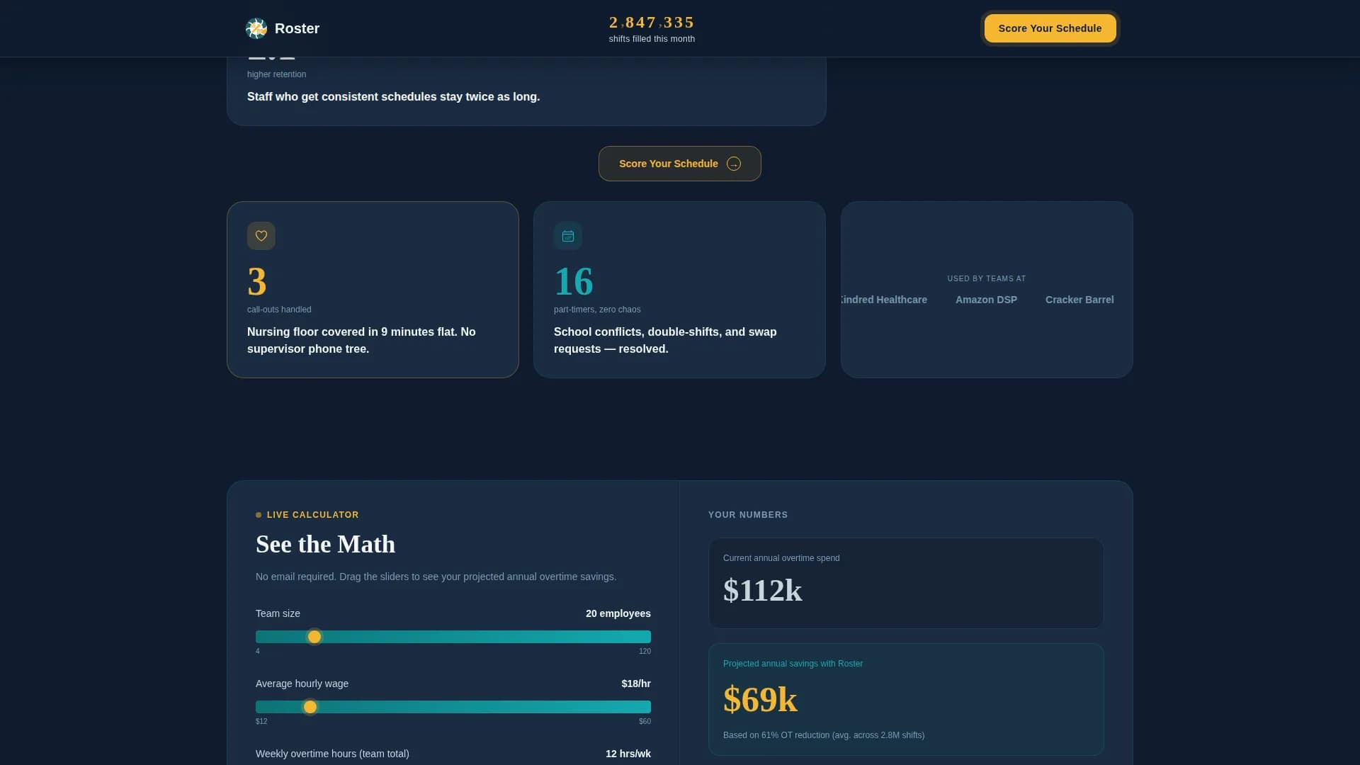 Time & Attendance Booking Website Template
