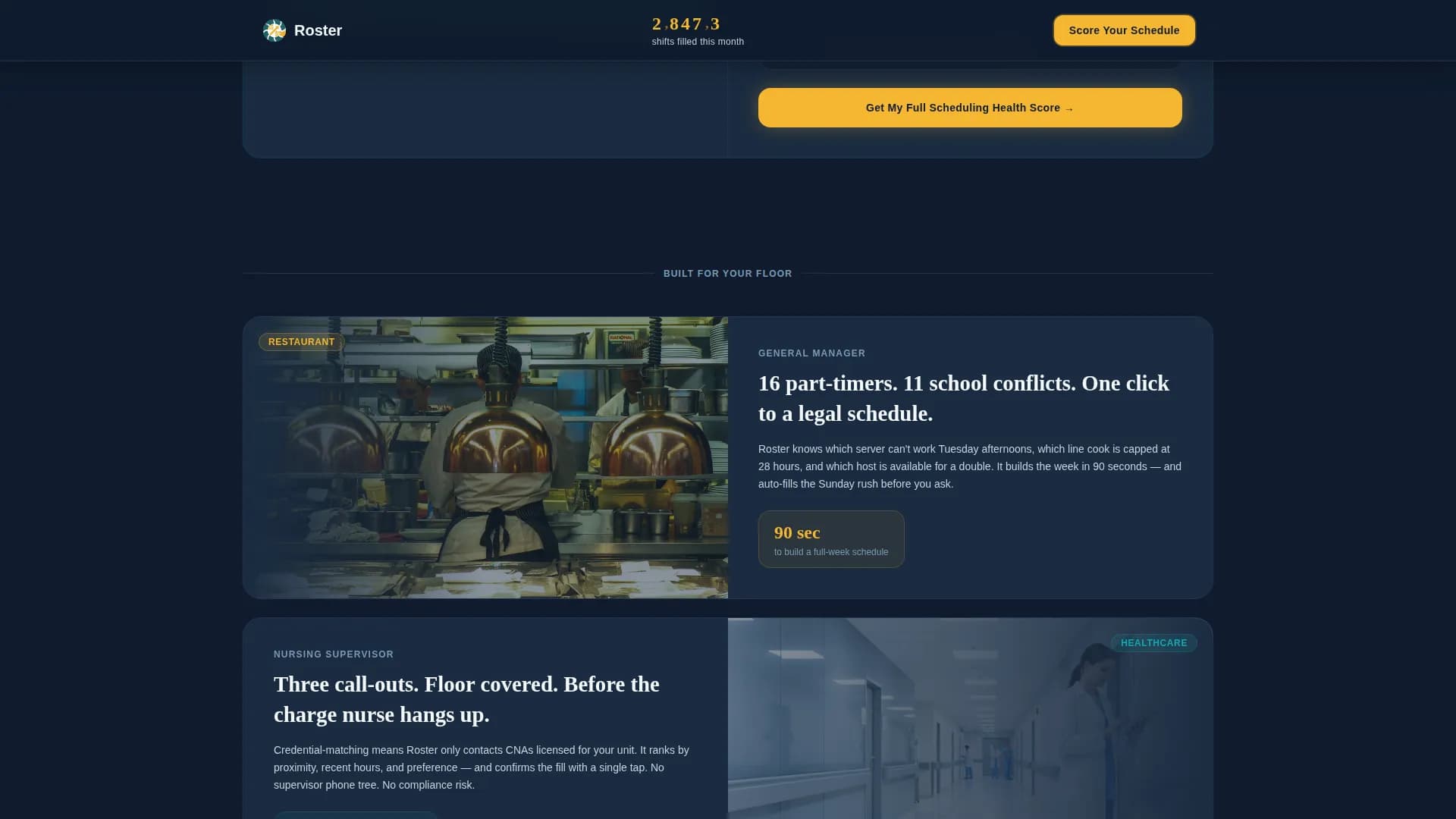 Time & Attendance Booking Website Template