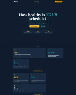 Time & Attendance Booking Website Template