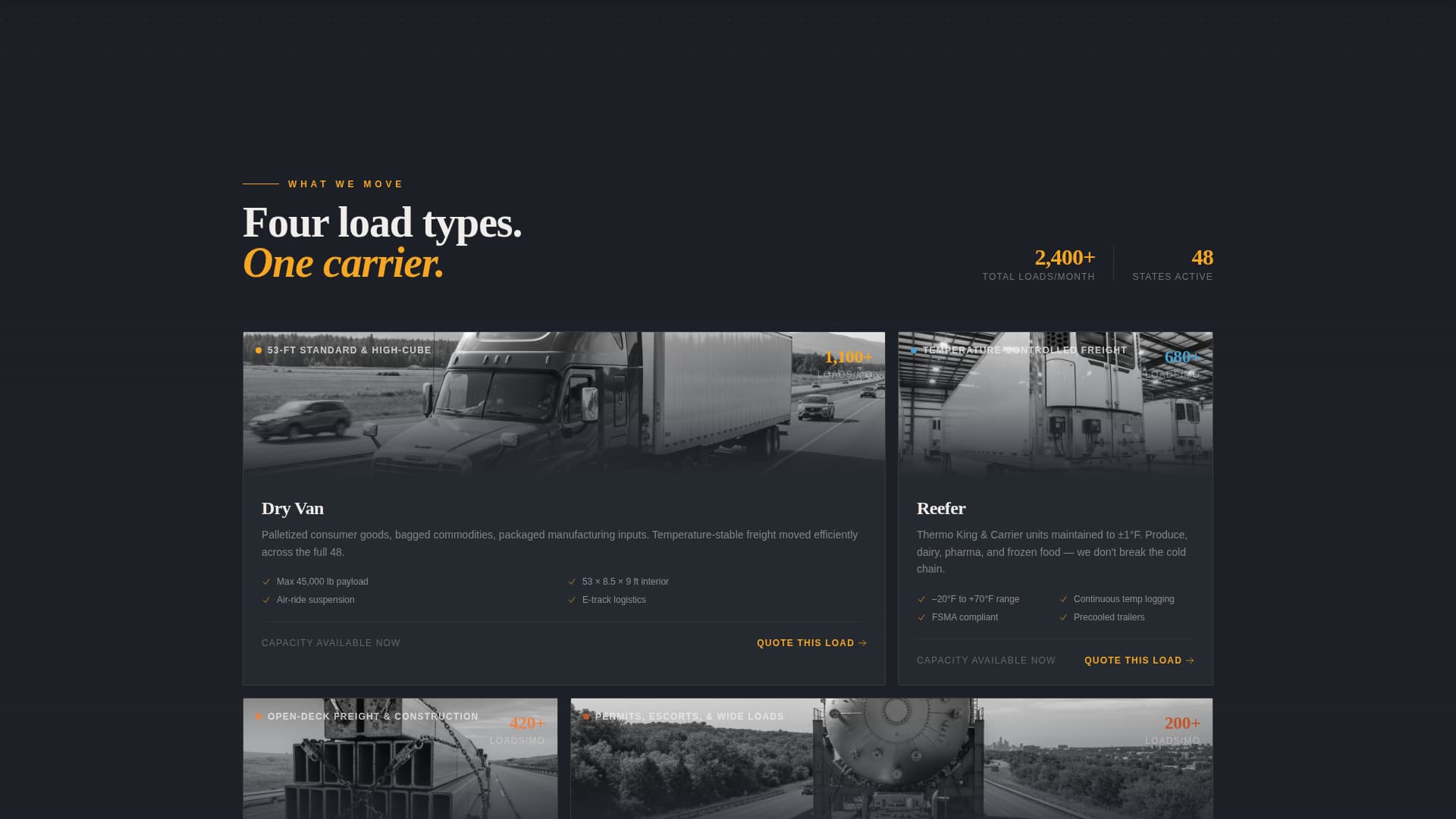 Freight & Shipping Professional Website Template