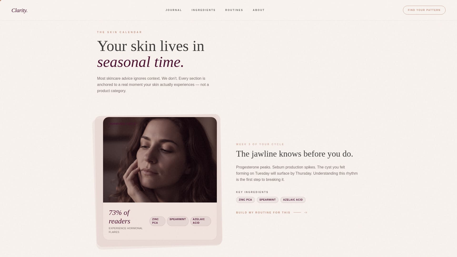 Inclusive Beauty & Skincare Blog Website Template
