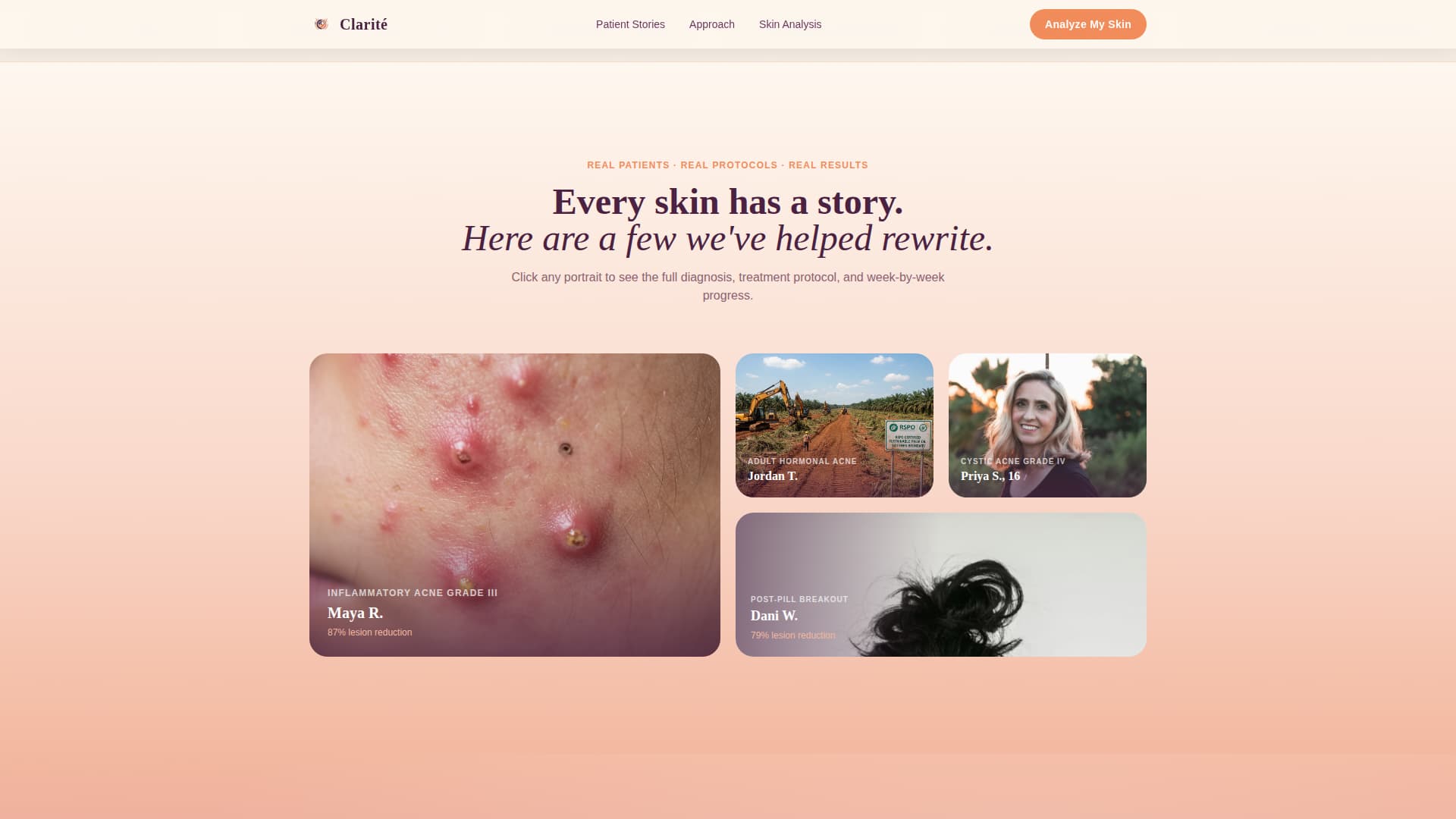 Inclusive Beauty & Skincare Booking Website Template