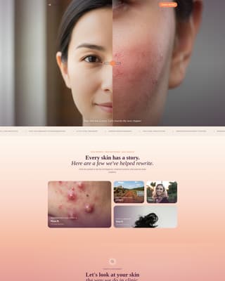 Inclusive Beauty & Skincare Booking Website Template