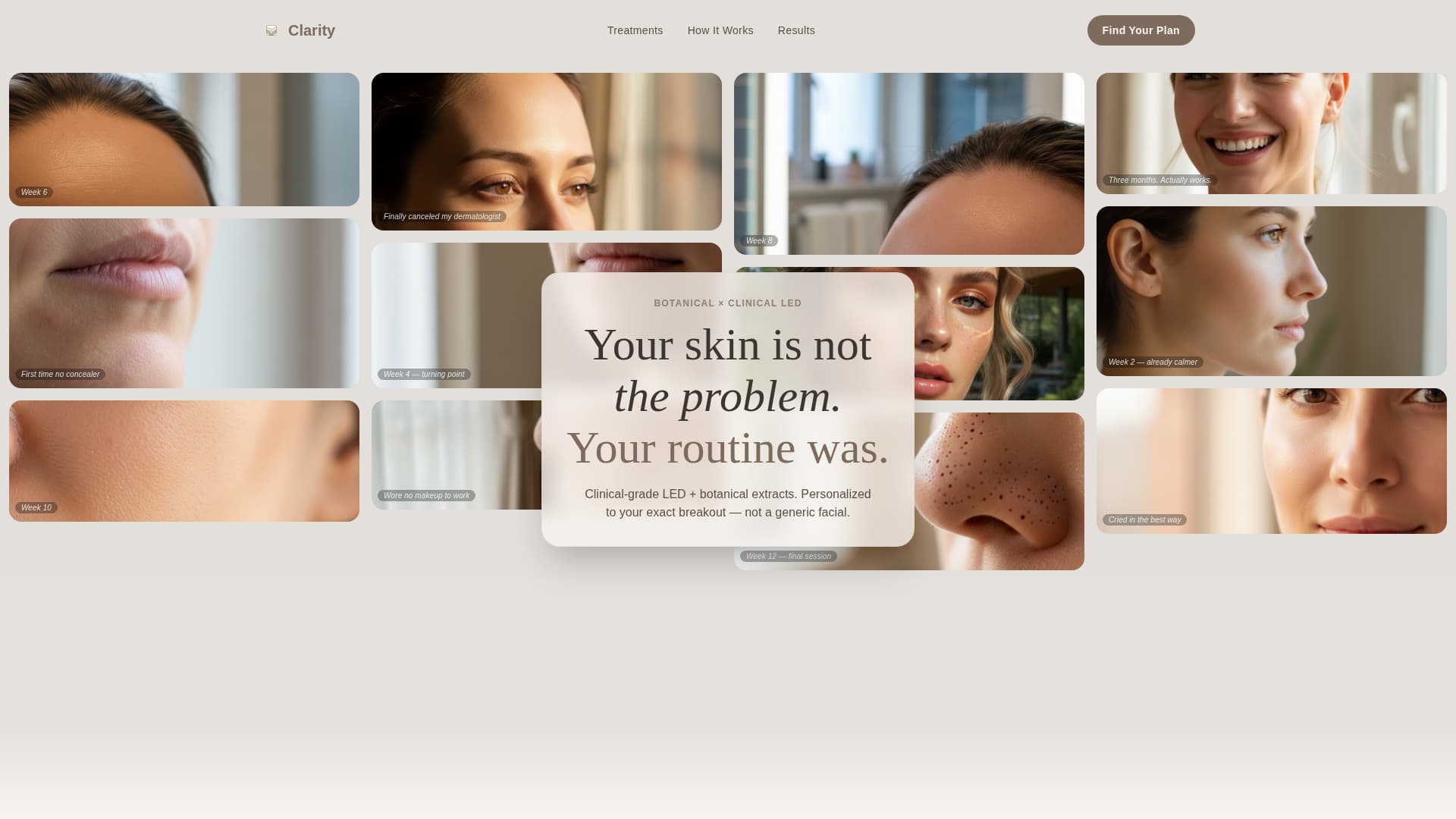 Inclusive Beauty & Skincare Specialist Booking Website Template