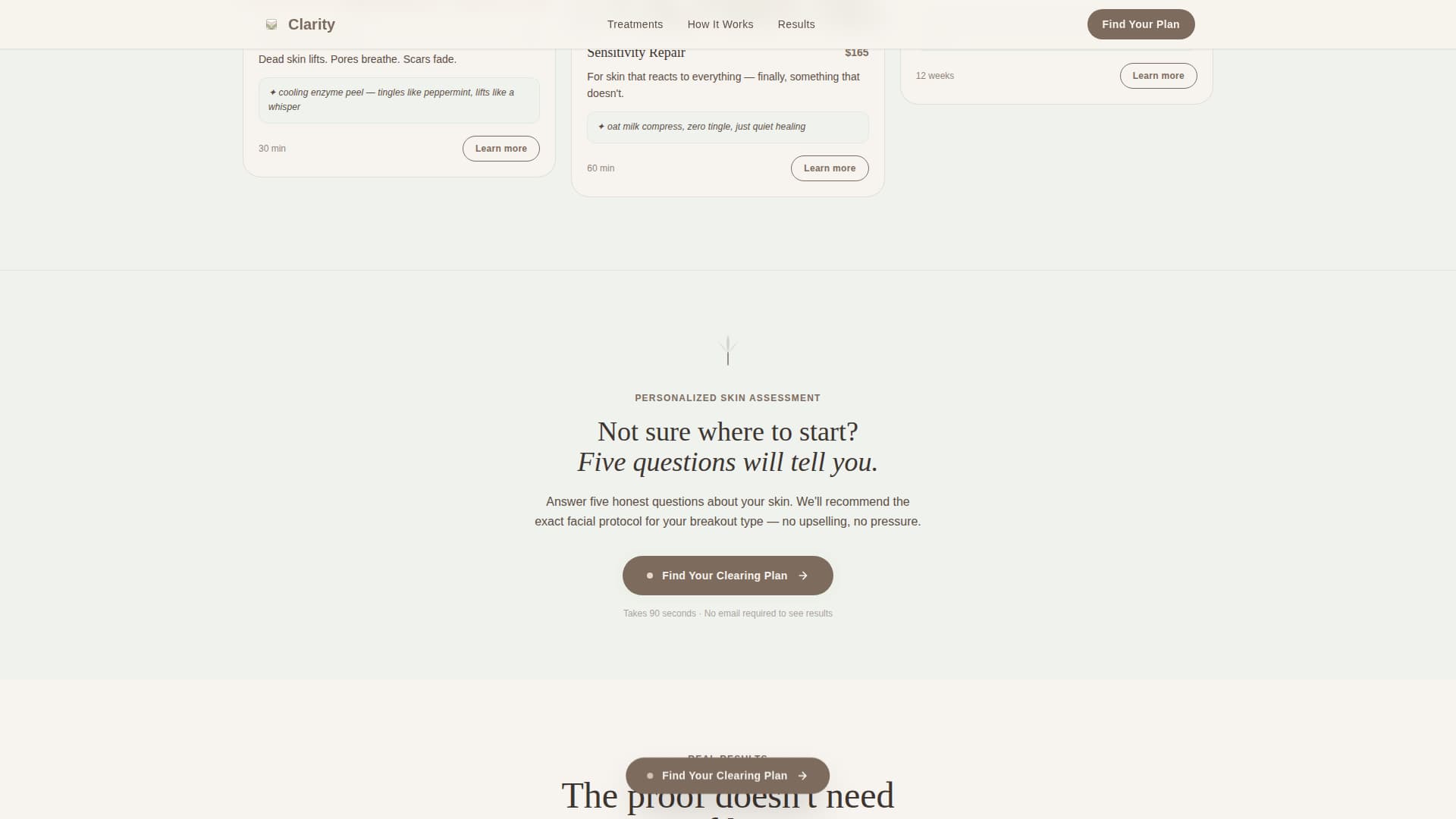Inclusive Beauty & Skincare Specialist Booking Website Template