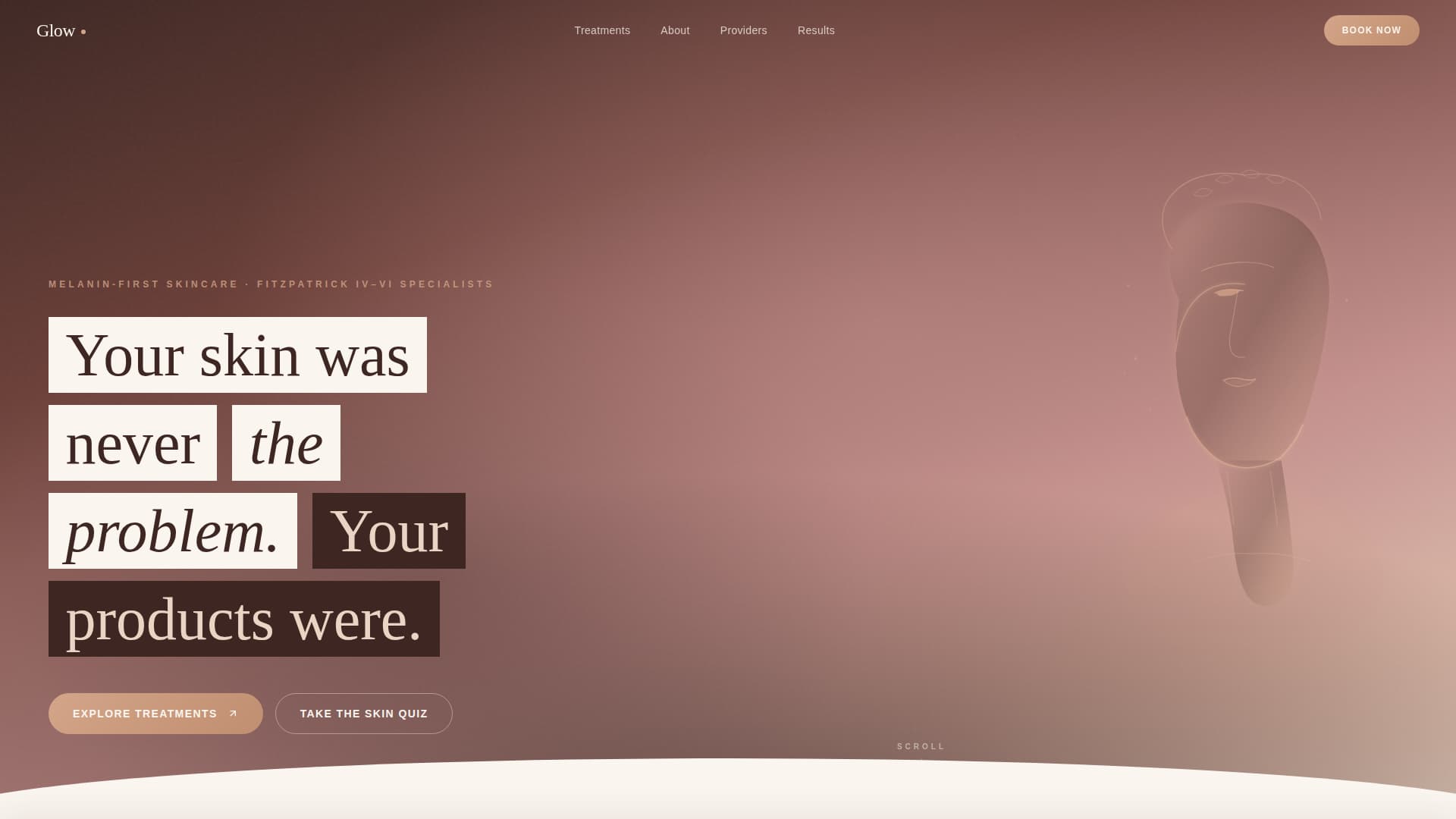 Glow - Radiant Skincare Landing Page Template