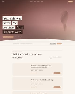 Glow - Radiant Skincare Landing Page Template