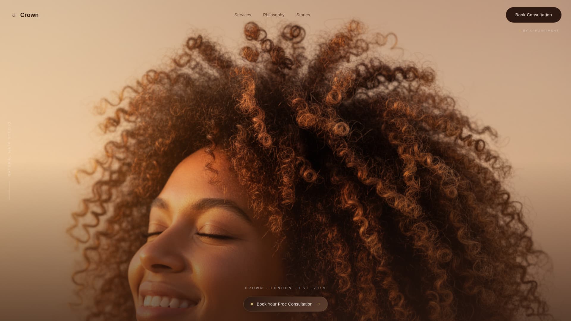 Salon & Hair Studio Booking Website Template