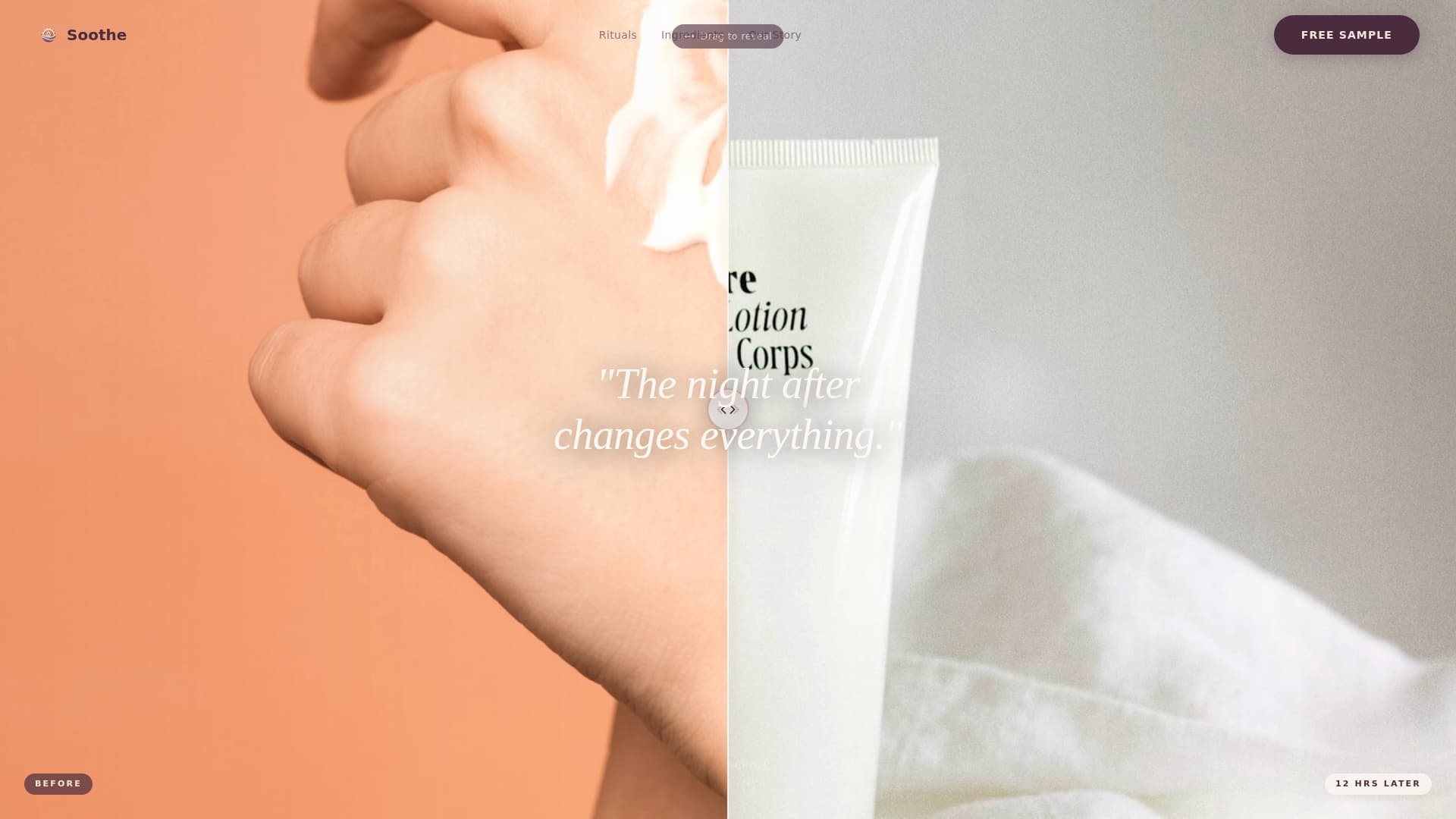 Body Care & Bath Brand Professional Website Template