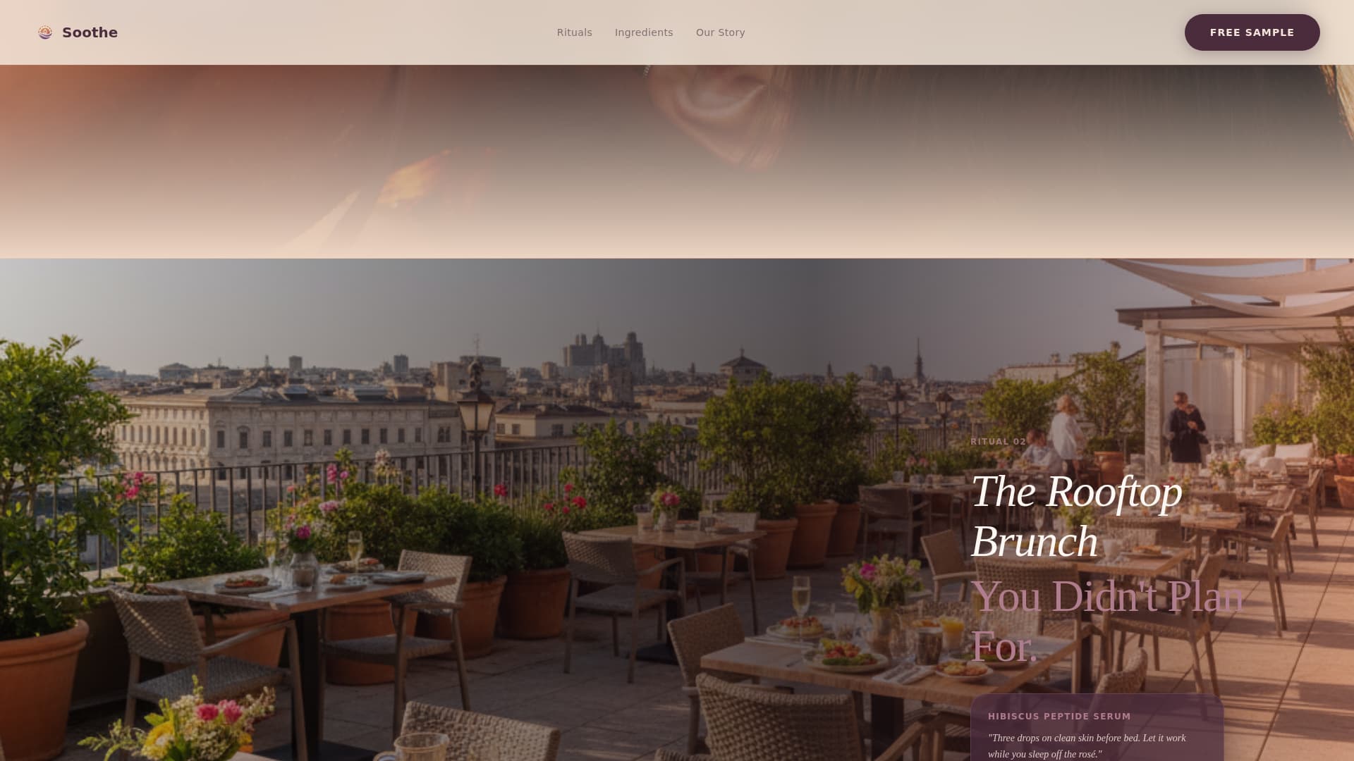 Body Care & Bath Brand Professional Website Template