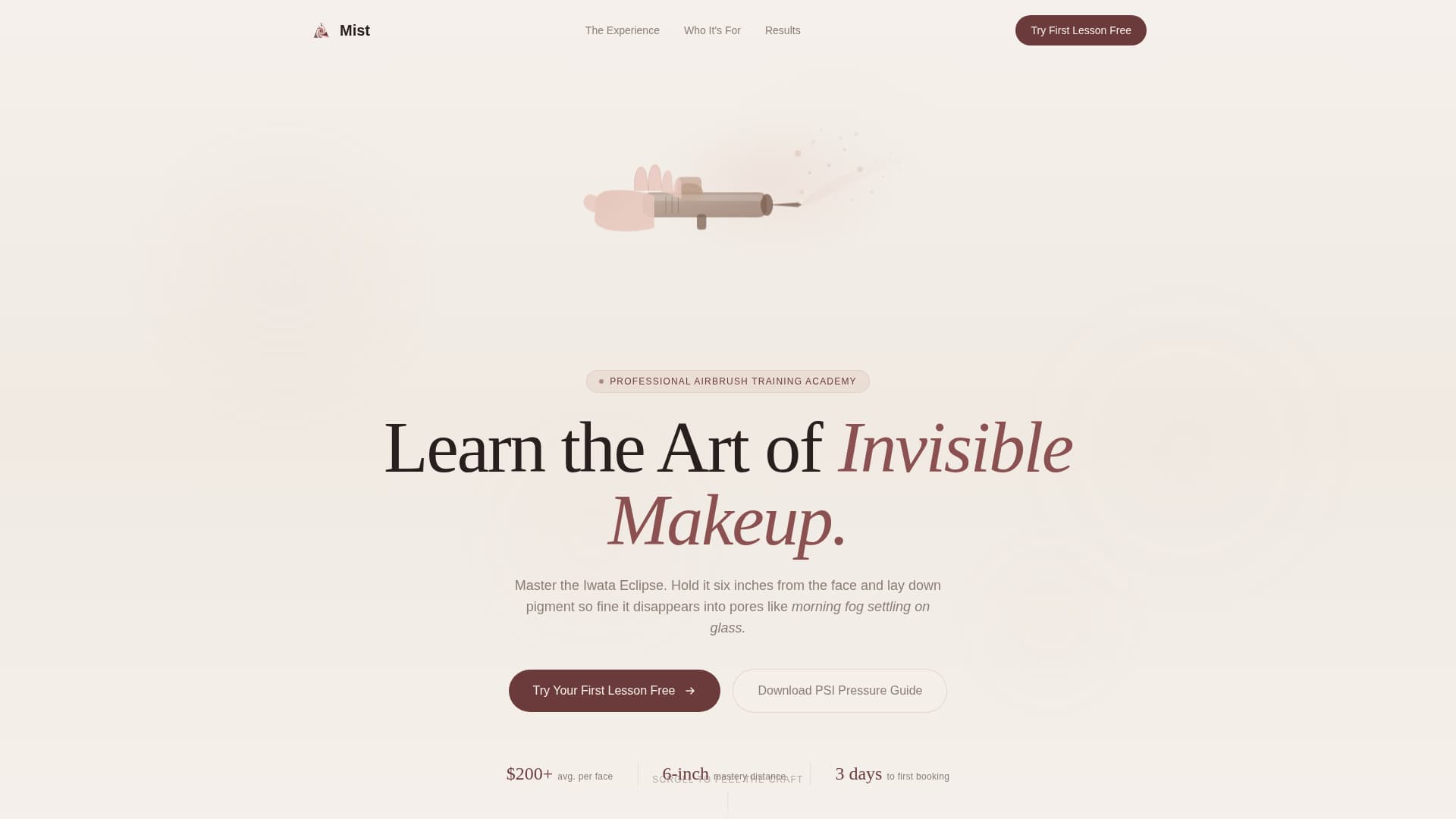 Specialty Beauty Treatments Professional Website Template