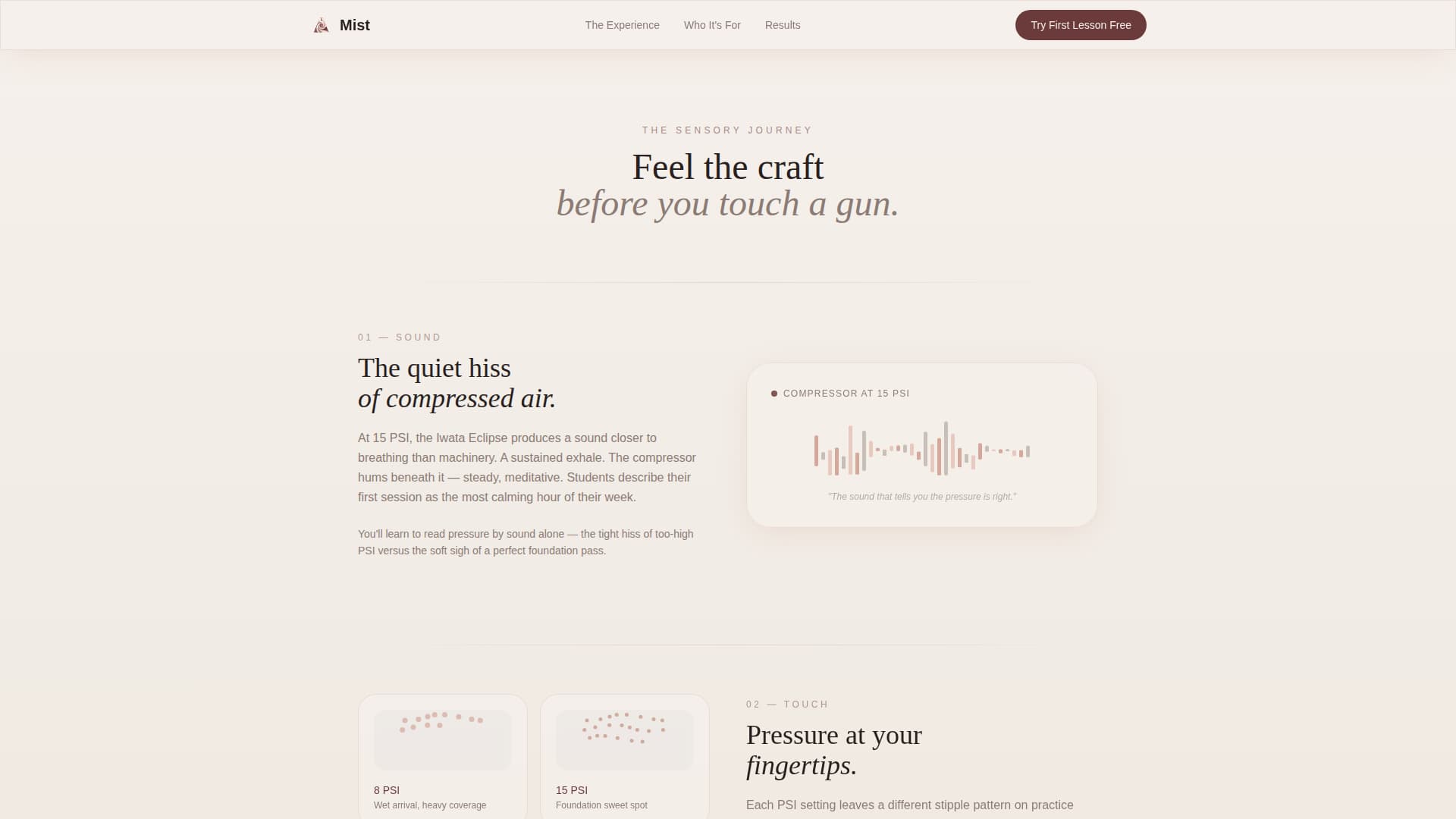 Specialty Beauty Treatments Professional Website Template