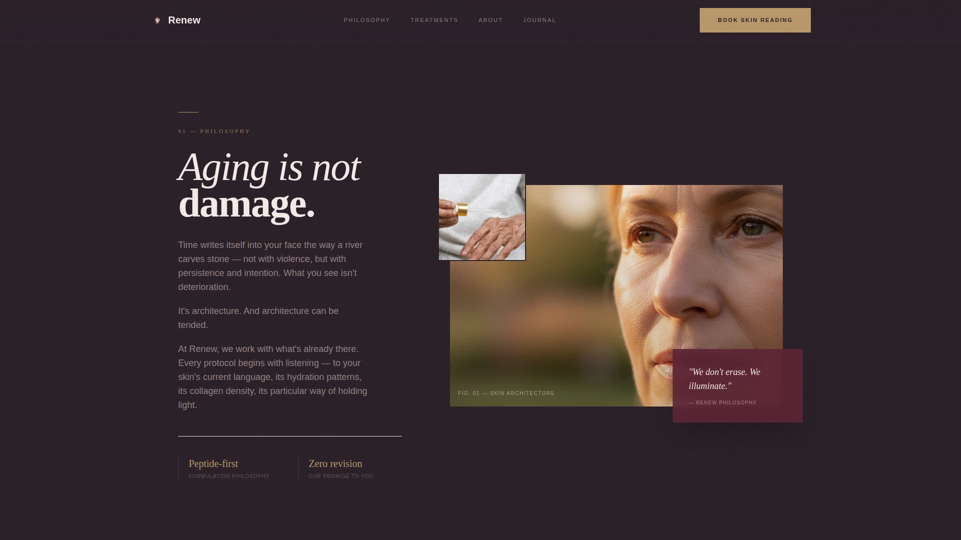 Skincare & Derma Clinic Booking Website Template