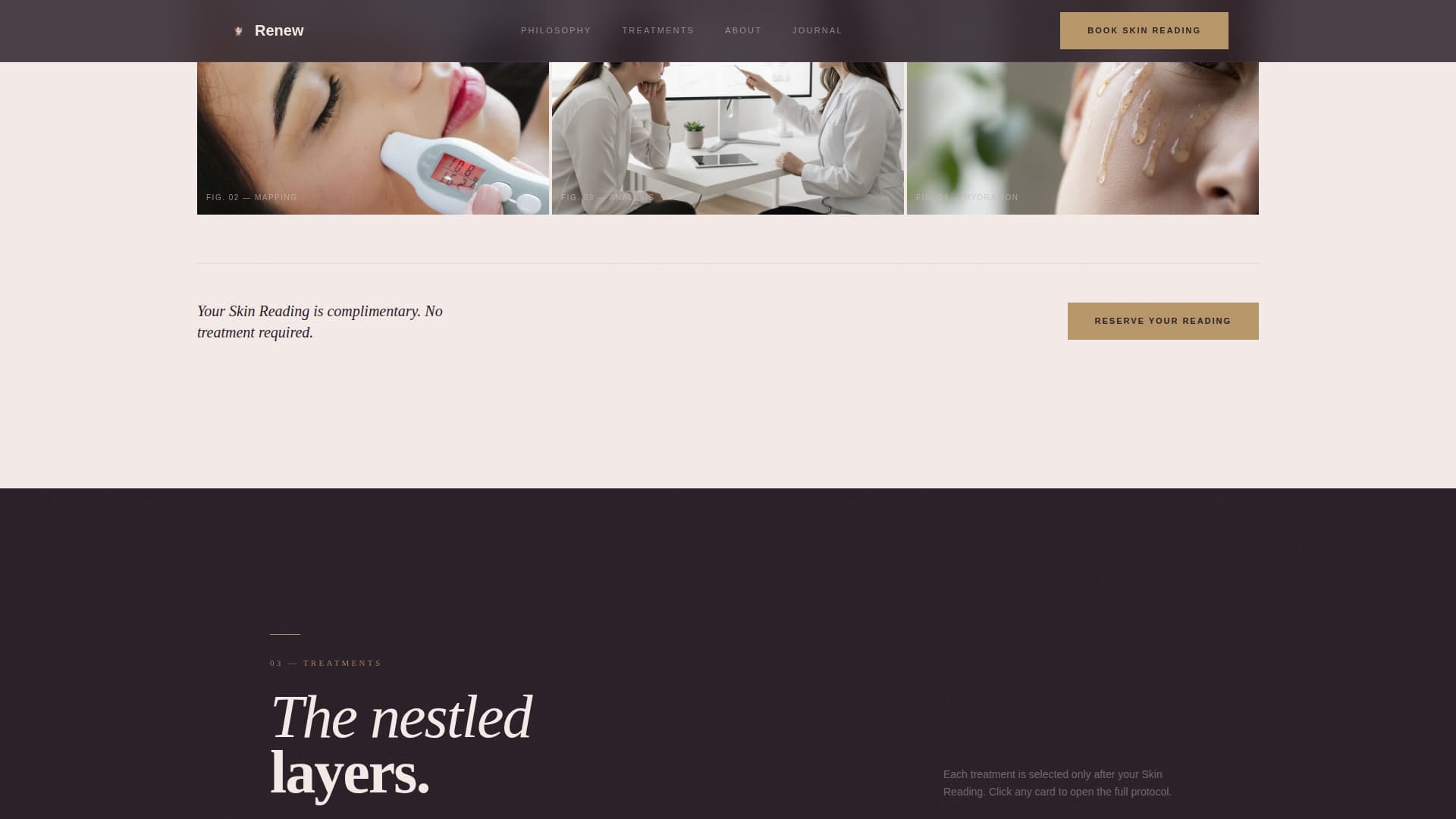 Skincare & Derma Clinic Booking Website Template