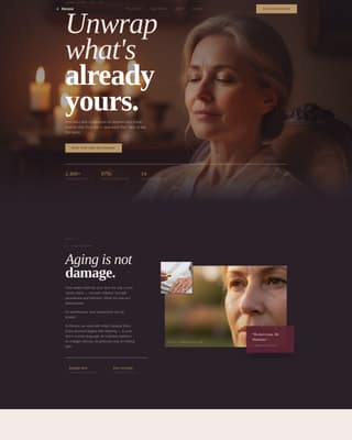 Skincare & Derma Clinic Booking Website Template