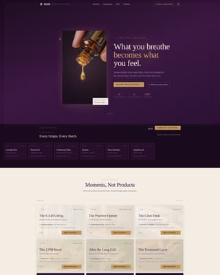 Wellness & Holistic Beauty Professional Website Template