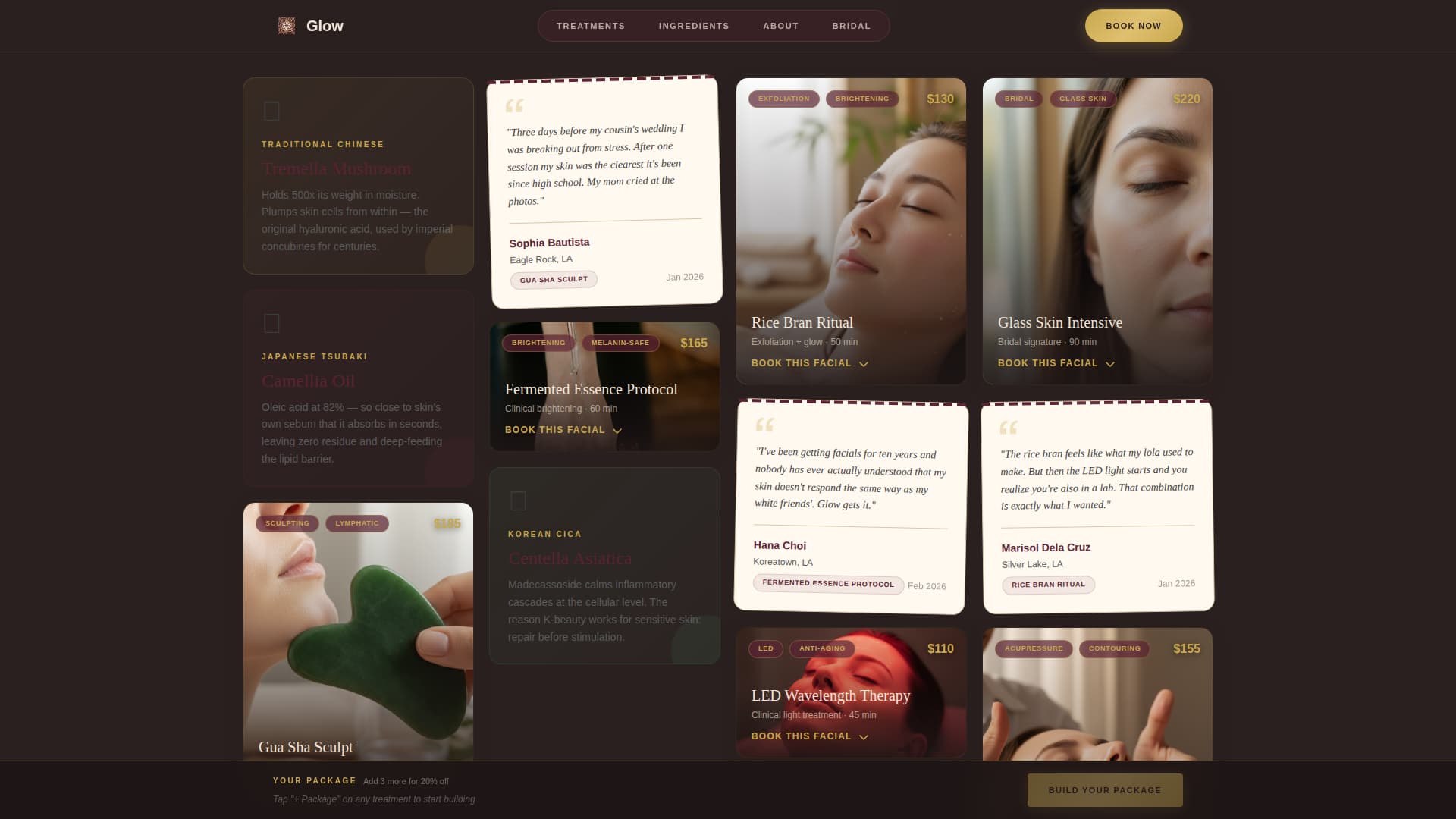 Glow — Transformative Complexion Landing Page Template