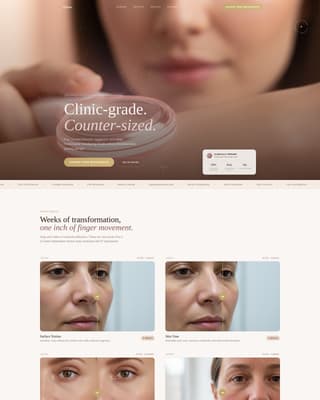 Glow — Luminous Beauty Ritual Landing Page Template