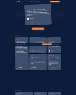 Recruiting & Staffing Agency Reviews & Social Proof Website Template