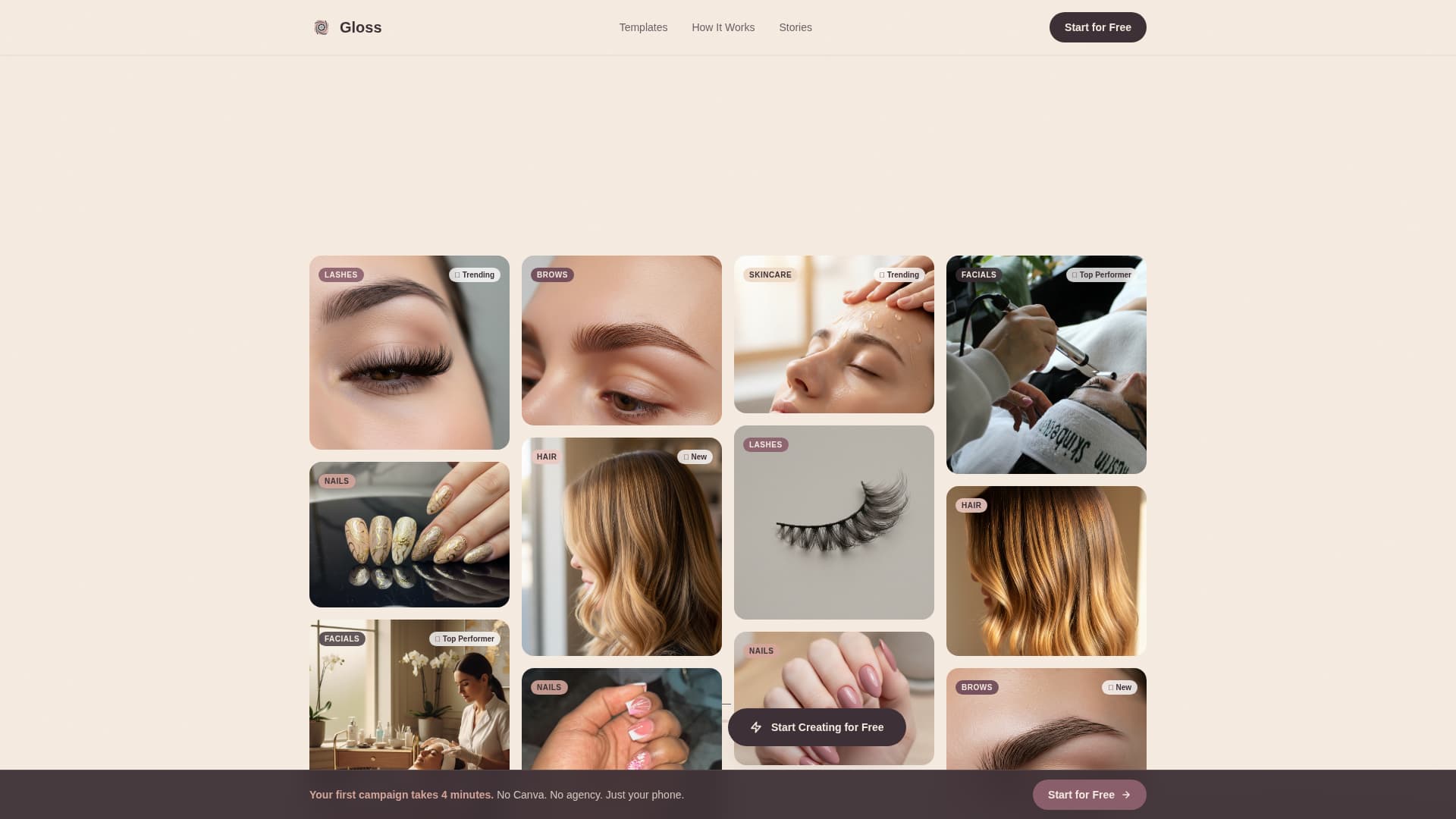 Salon & Spa Software Professional Website Template