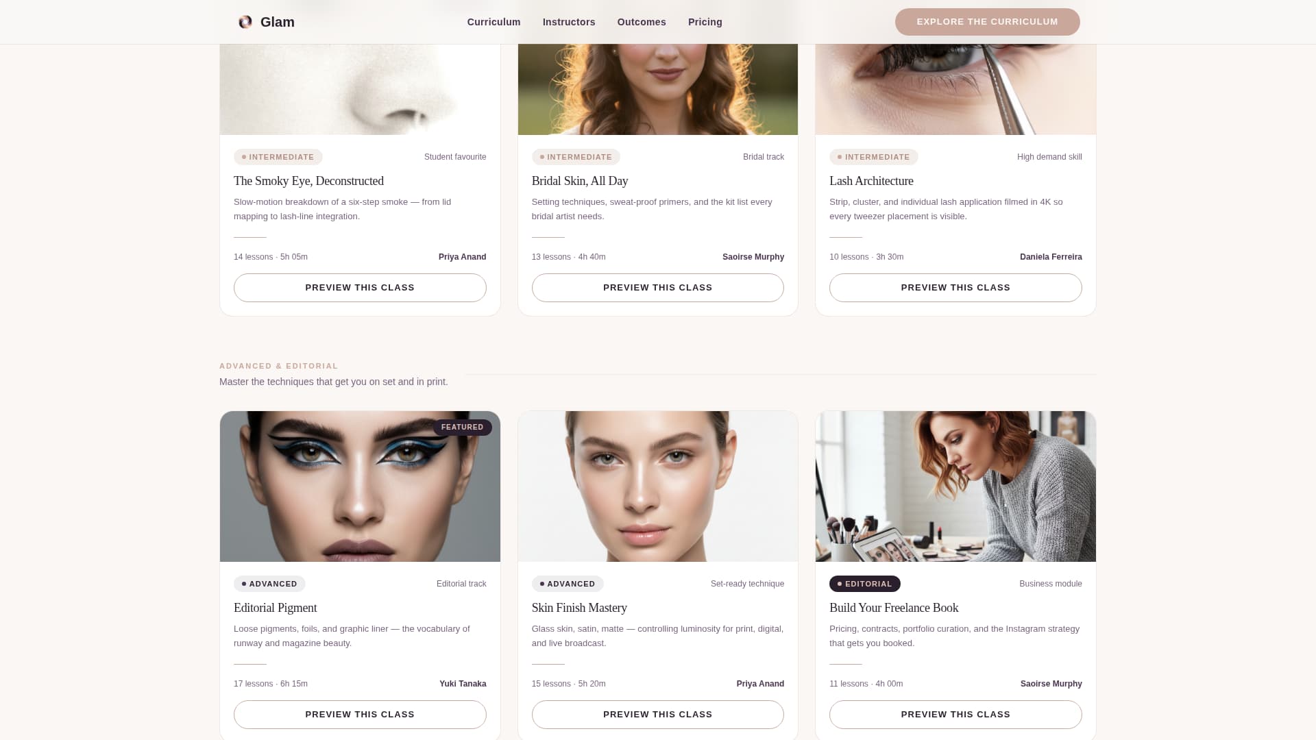 Salon & Spa Software Reviews Website Template