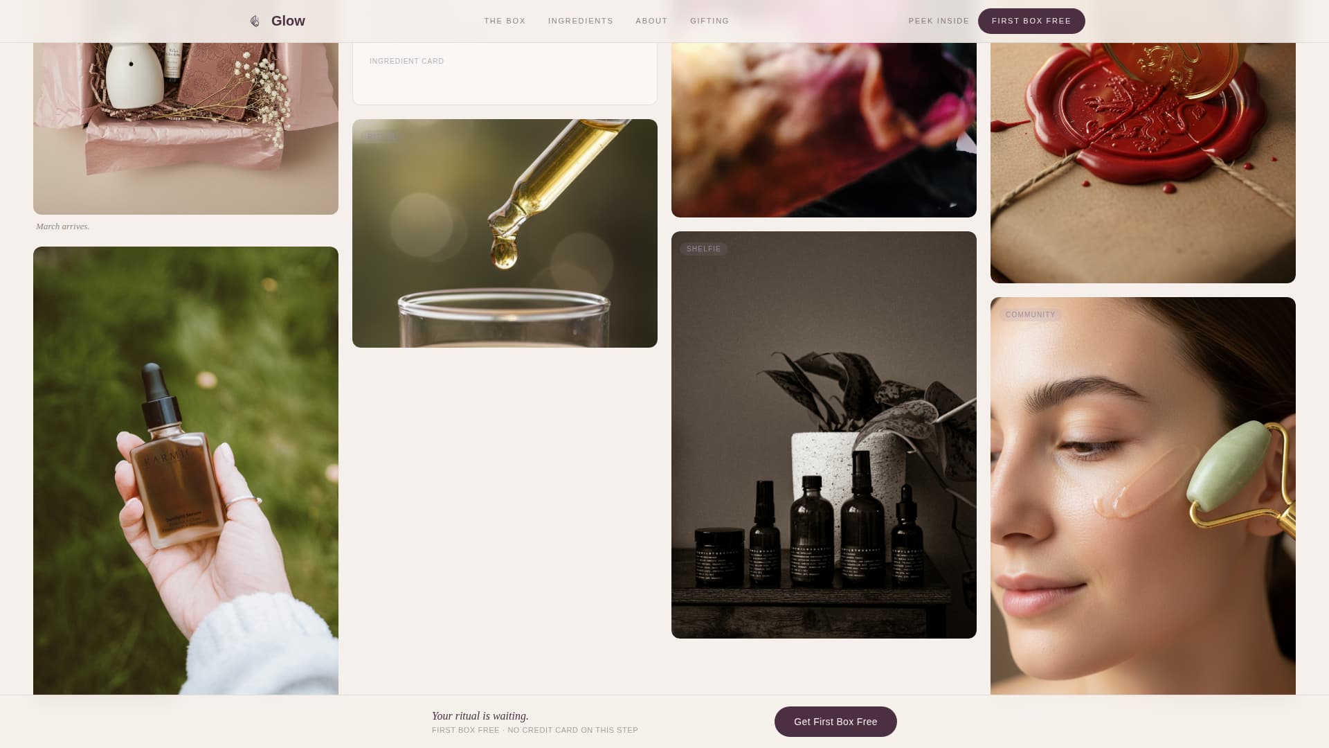 Beauty & Cosmetics Brand Blog Website Template