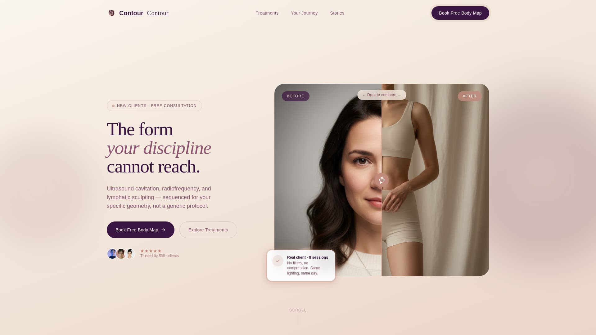 Cosmetic Surgery & Aesthetic Clinic Specialist Booking Website Template