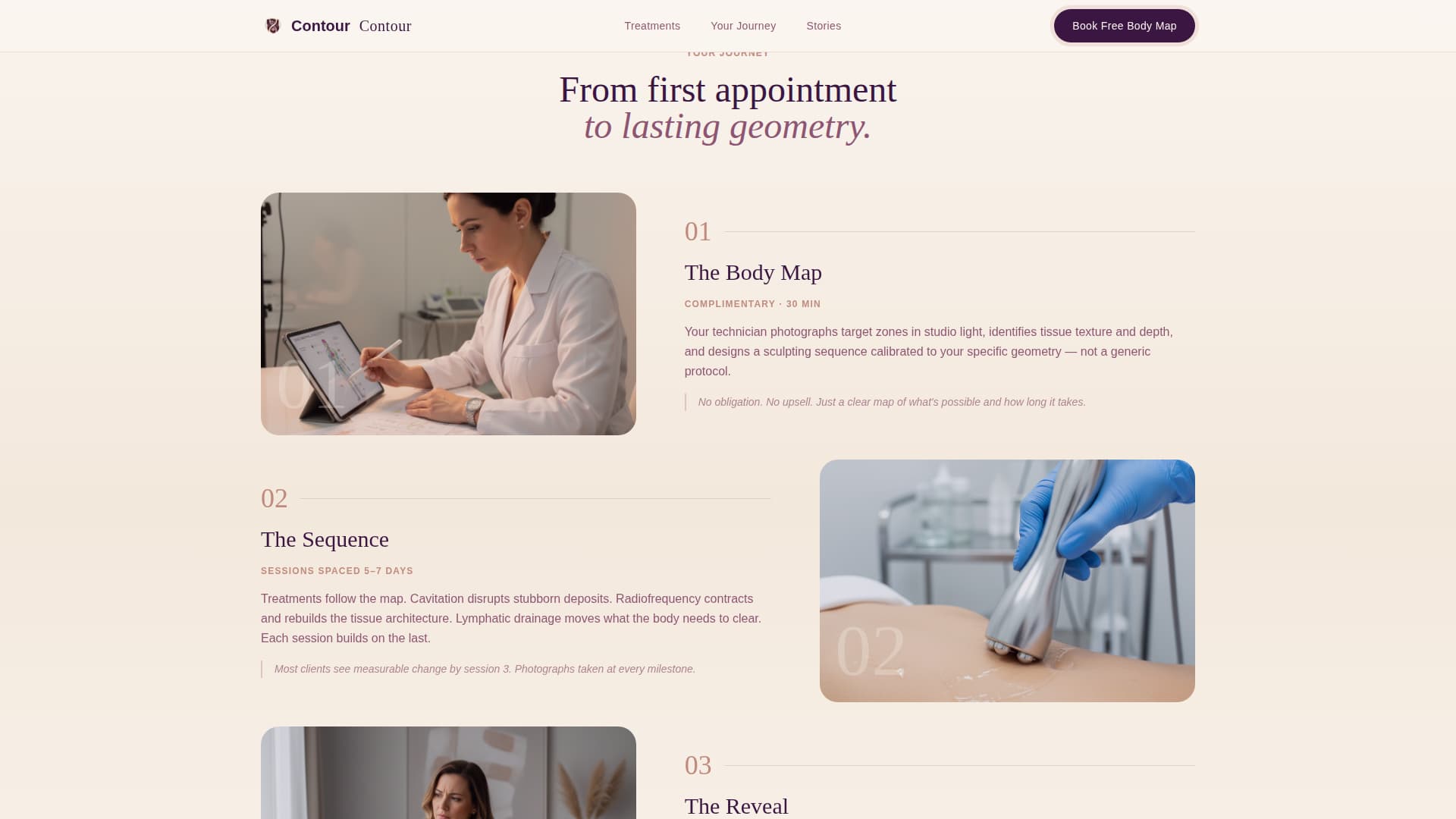 Cosmetic Surgery & Aesthetic Clinic Specialist Booking Website Template