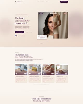 Cosmetic Surgery & Aesthetic Clinic Specialist Booking Website Template