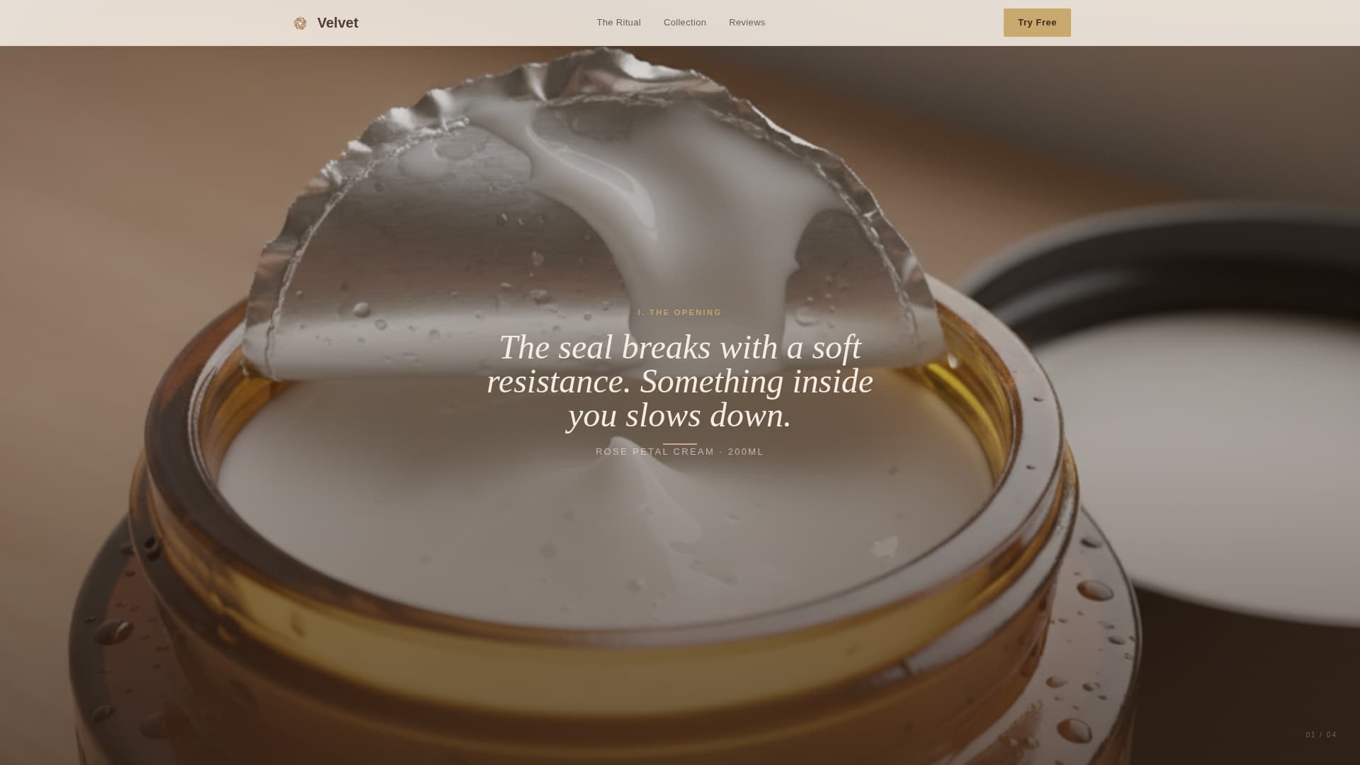 Body Care & Bath Brand Professional Website Template