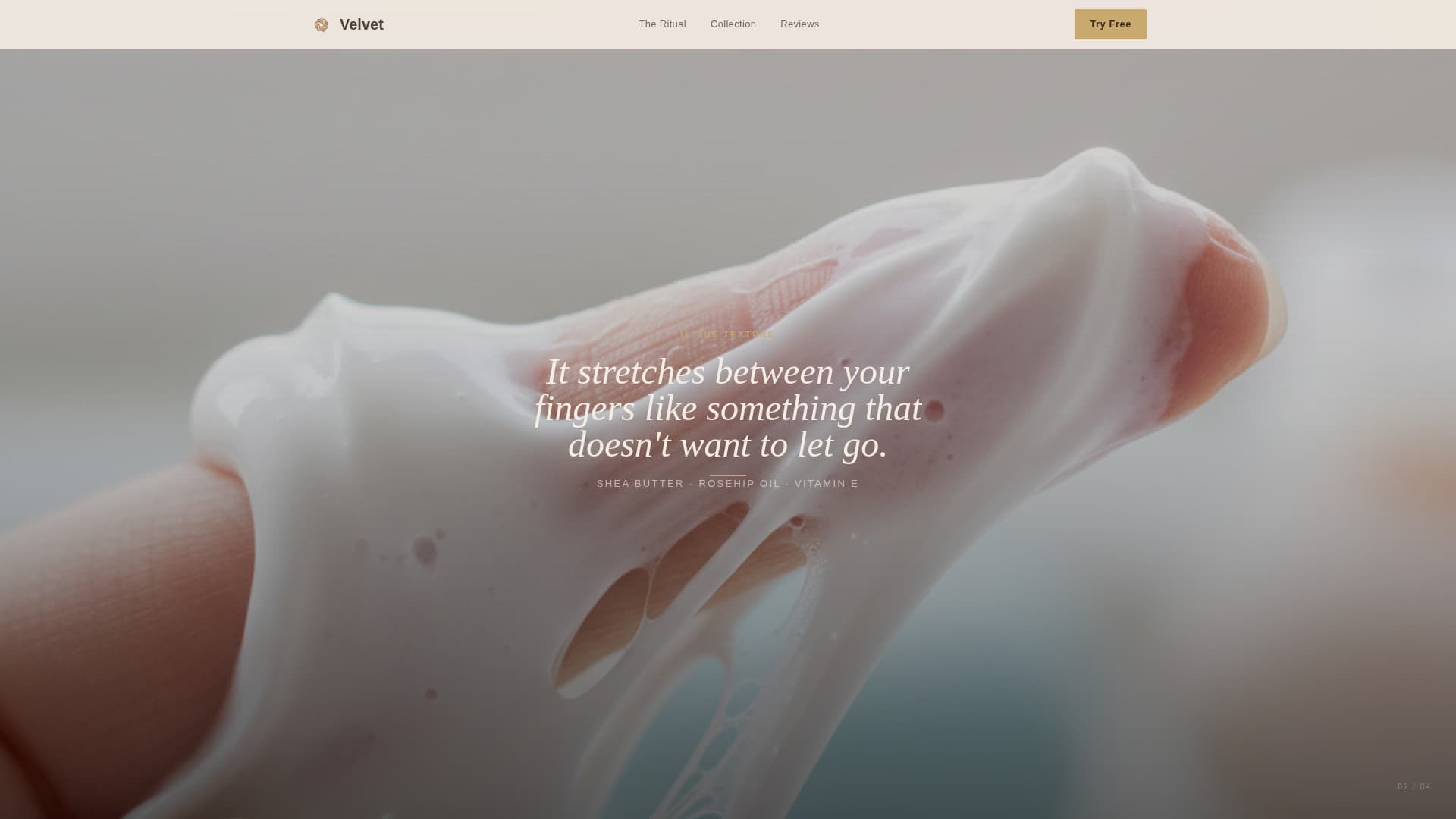 Body Care & Bath Brand Professional Website Template