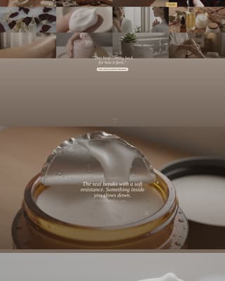 Body Care & Bath Brand Professional Website Template