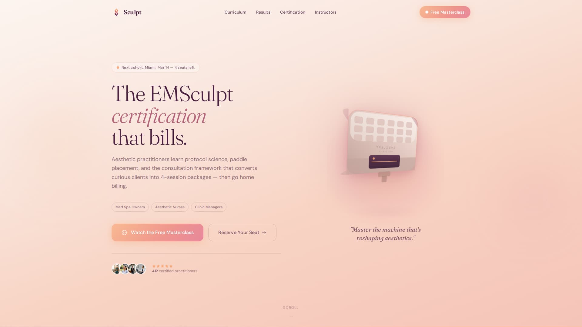 Specialty Beauty Treatments Advanced Professional Website Template