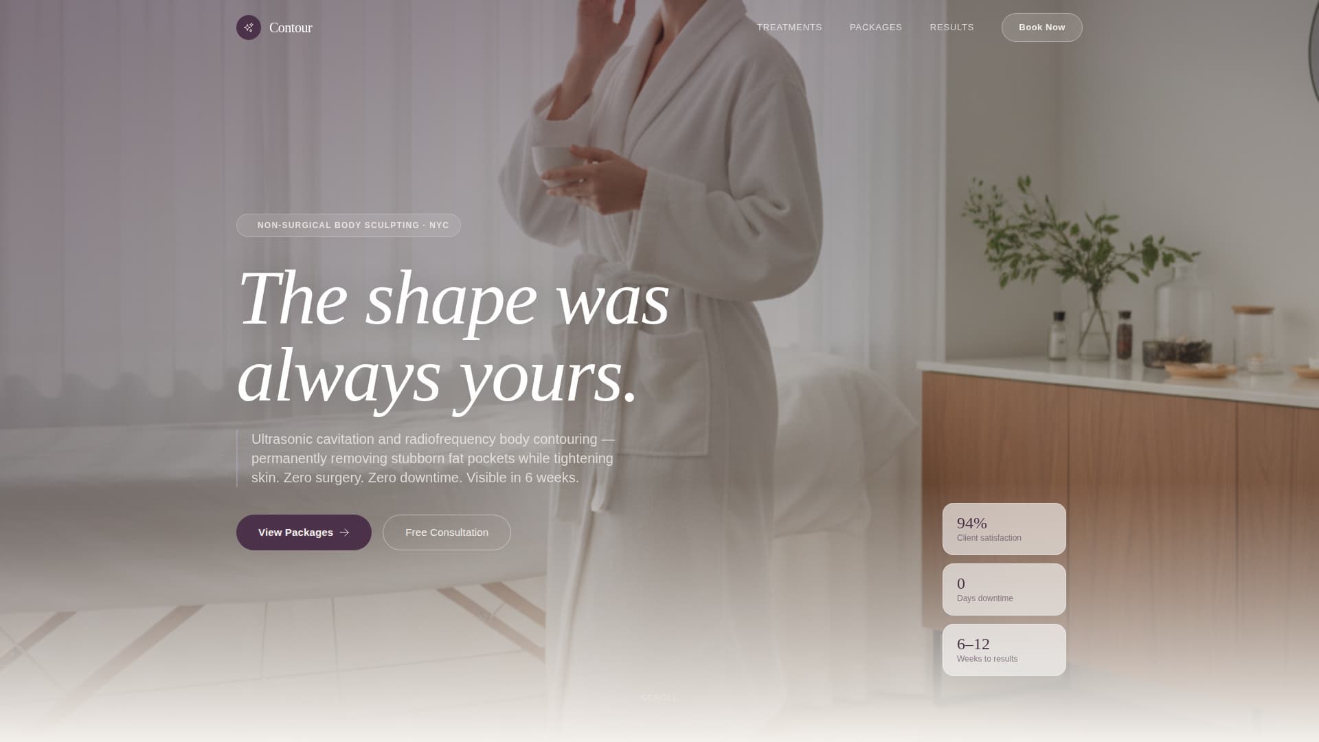 Skincare & Derma Clinic Booking Website Template