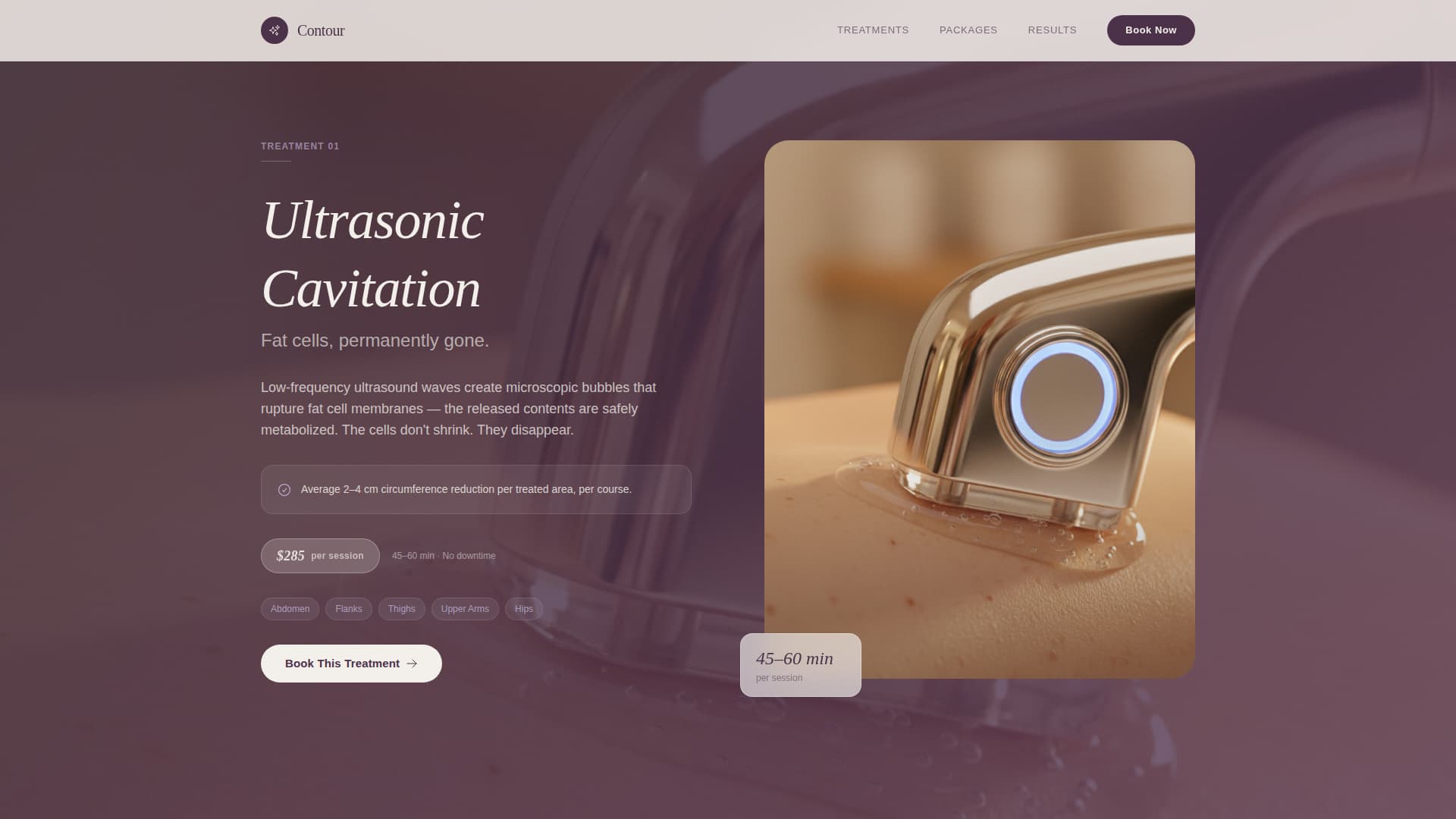 Skincare & Derma Clinic Booking Website Template