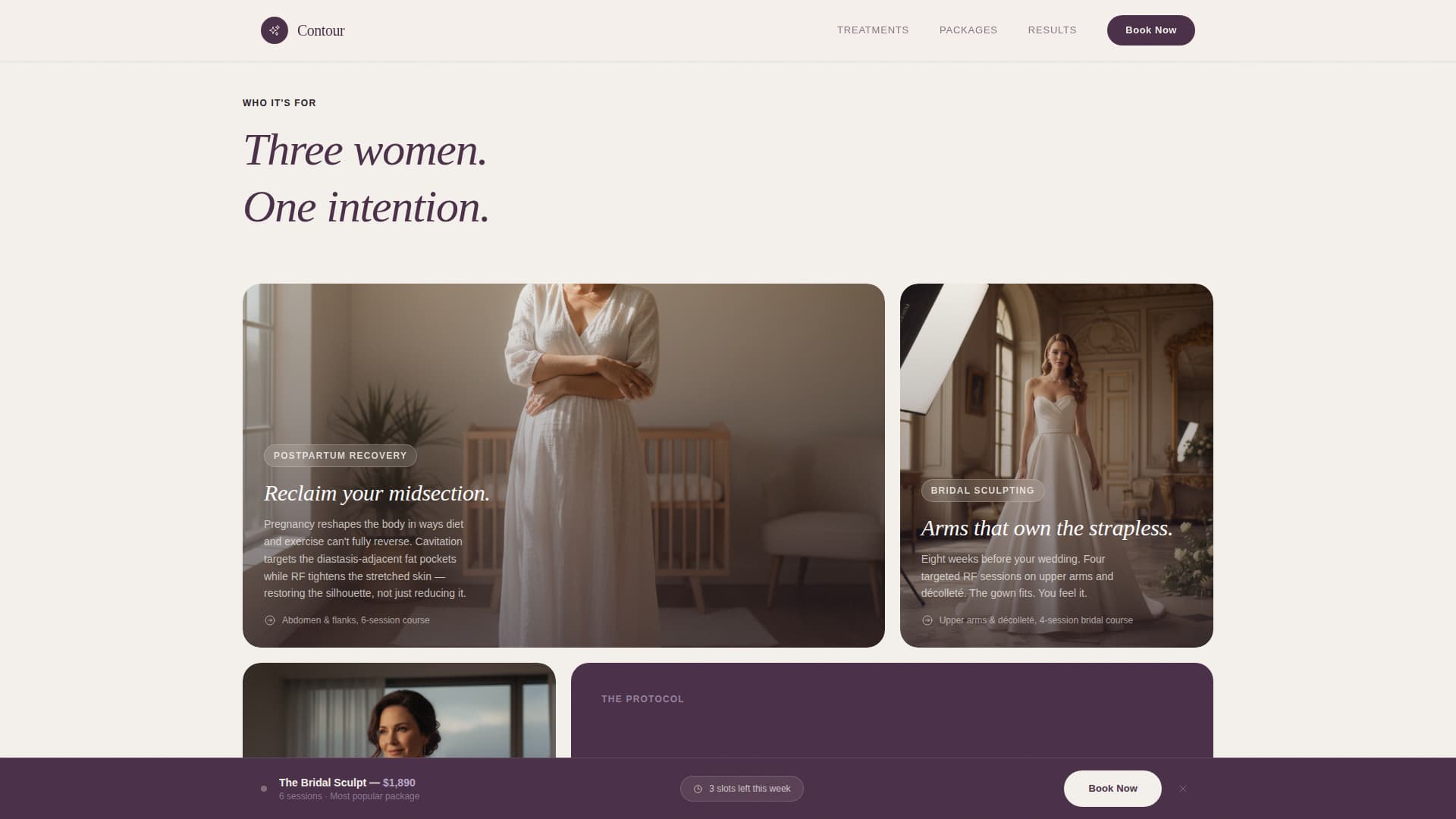 Skincare & Derma Clinic Booking Website Template