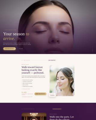 Skincare & Derma Clinic Specialist Booking Website Template