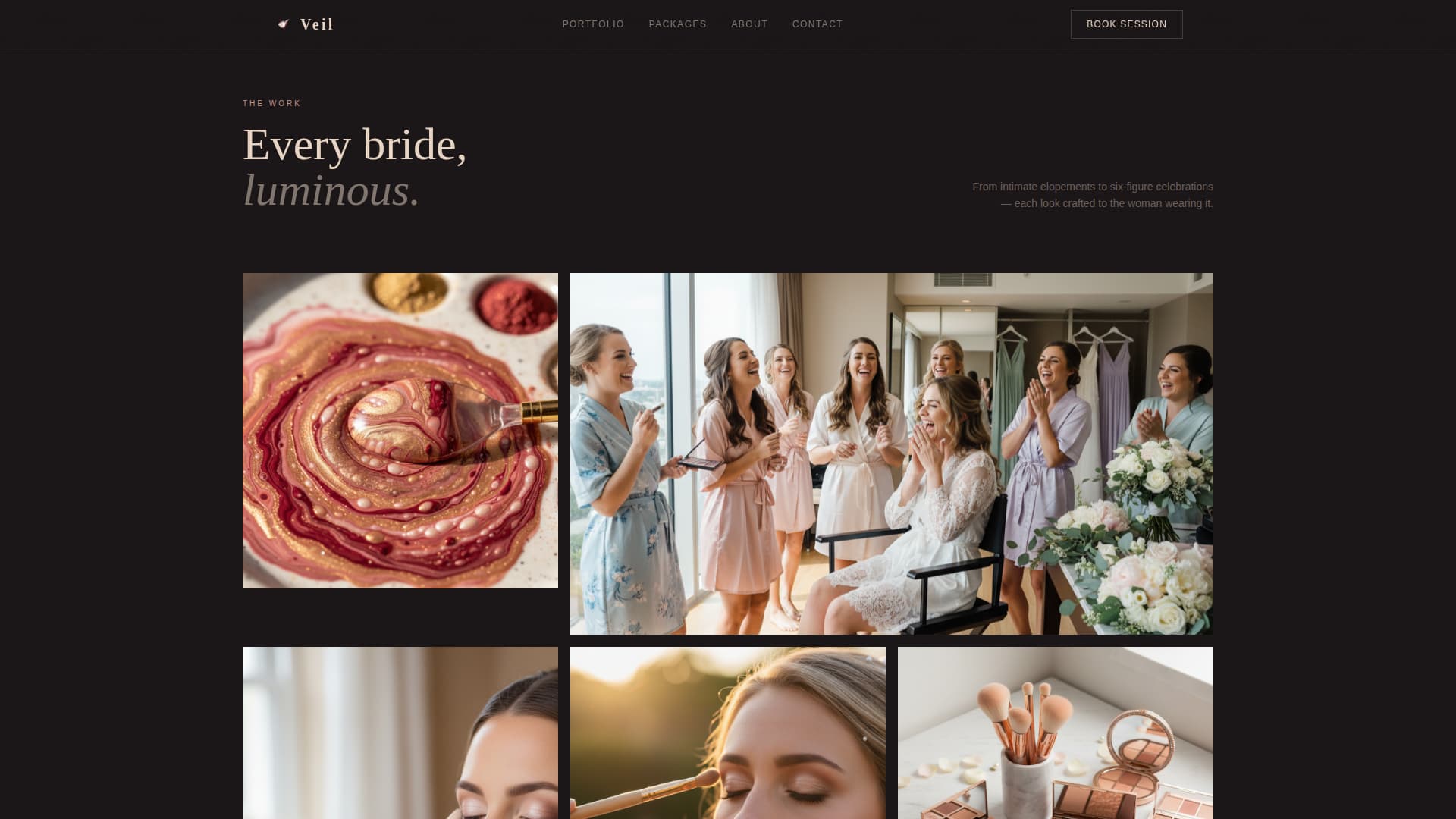 Specialty Beauty Treatments Booking Website Template
