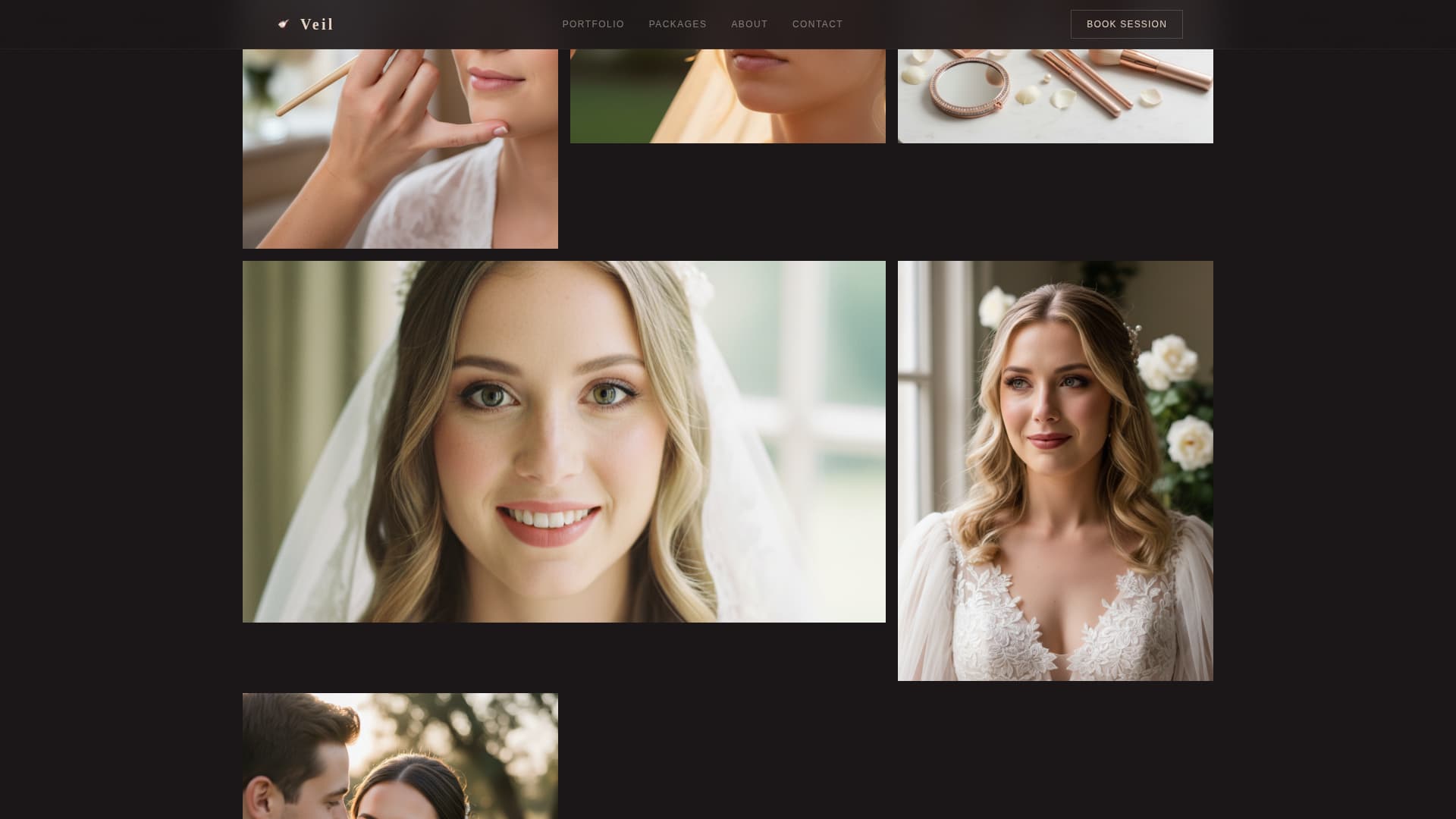 Specialty Beauty Treatments Booking Website Template