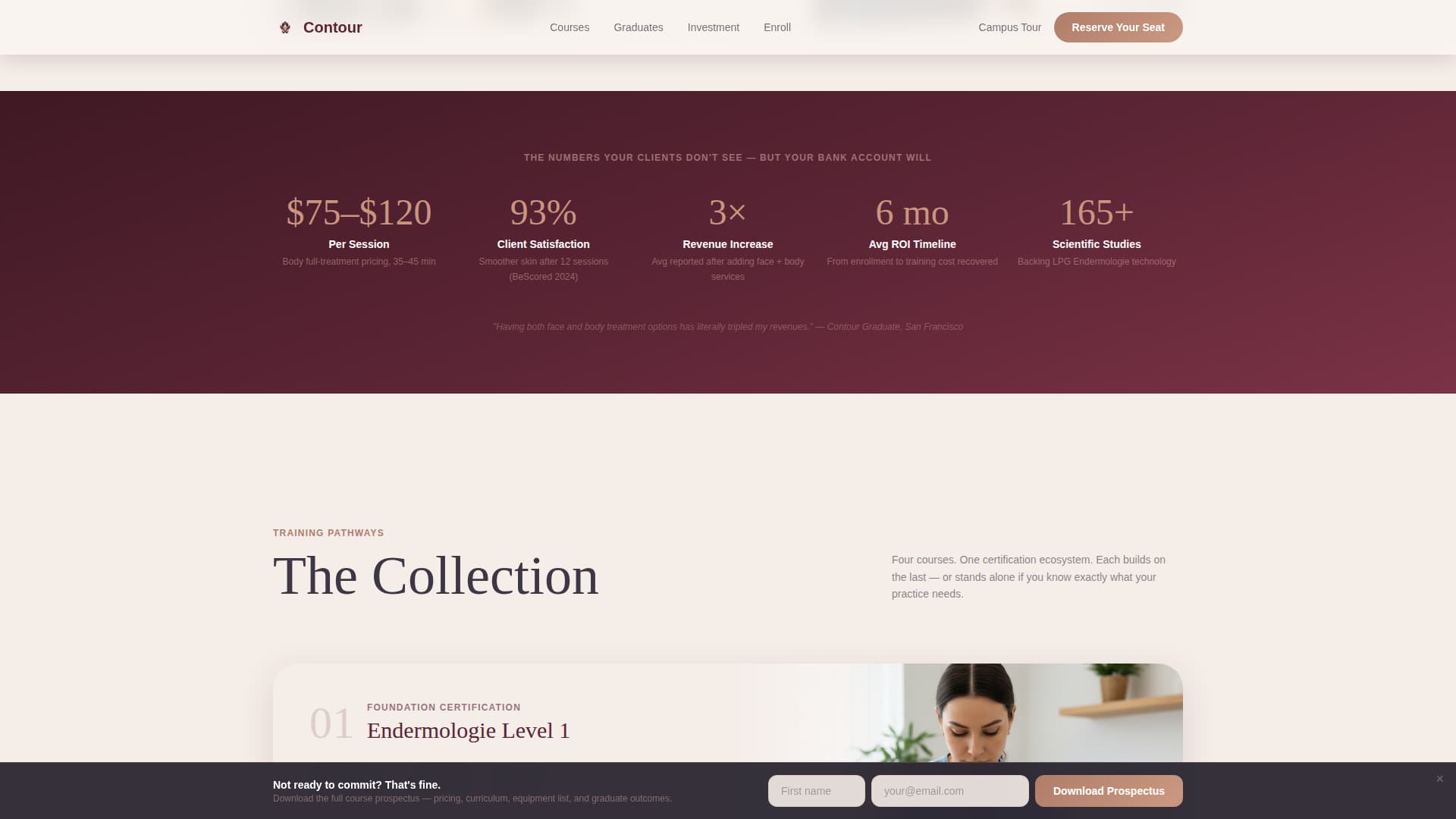 Specialty Beauty Treatments Careers Website Template