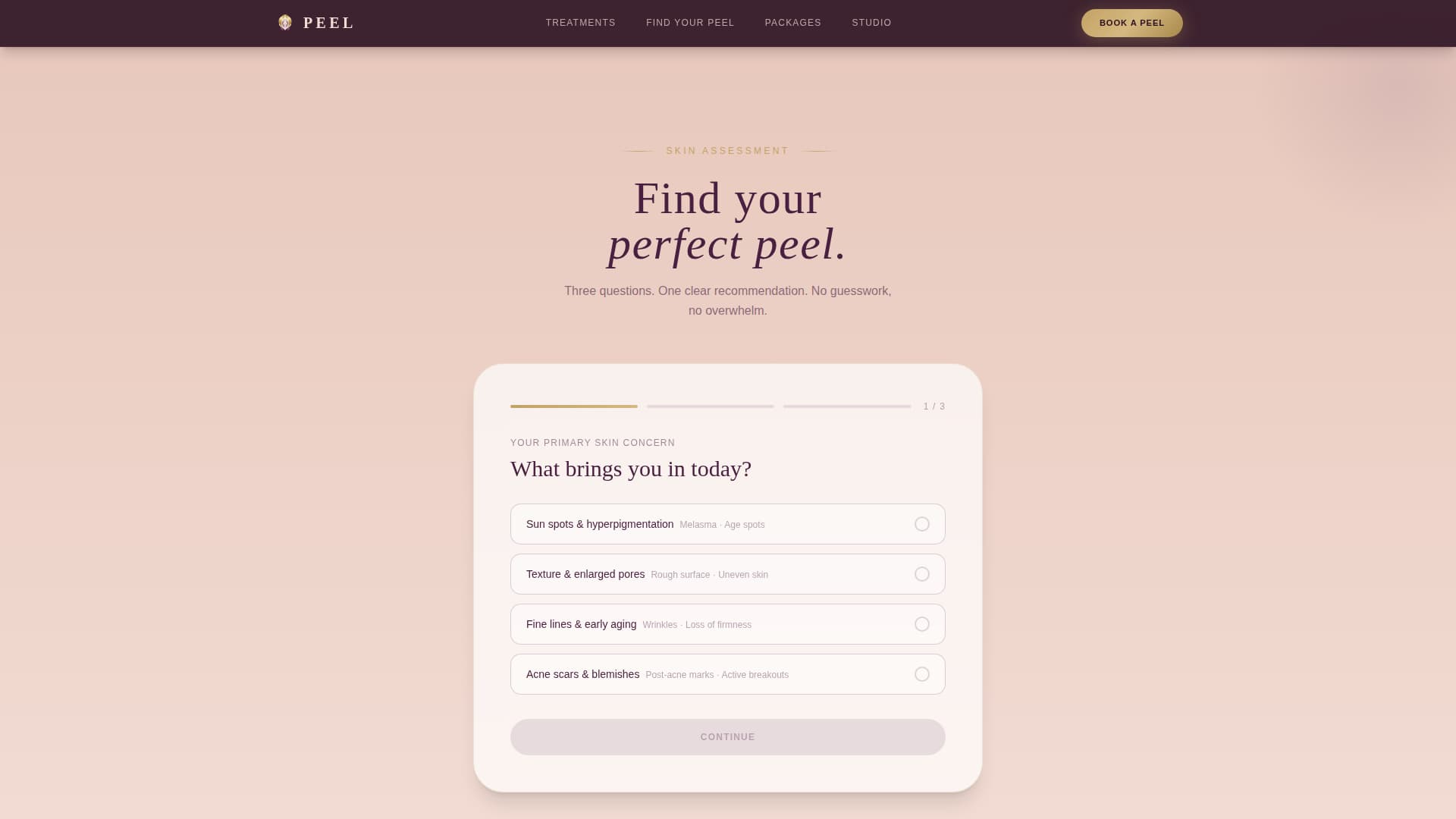 Specialty Beauty Treatments Specialist Booking Website Template