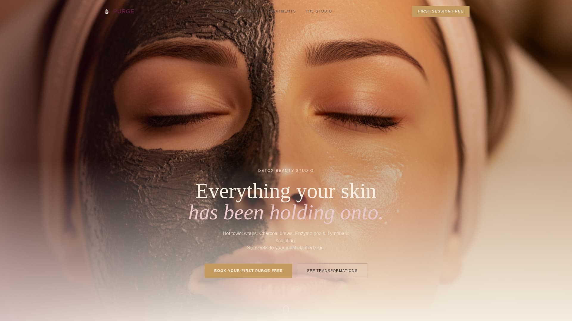 Wellness & Holistic Beauty Booking Website Template