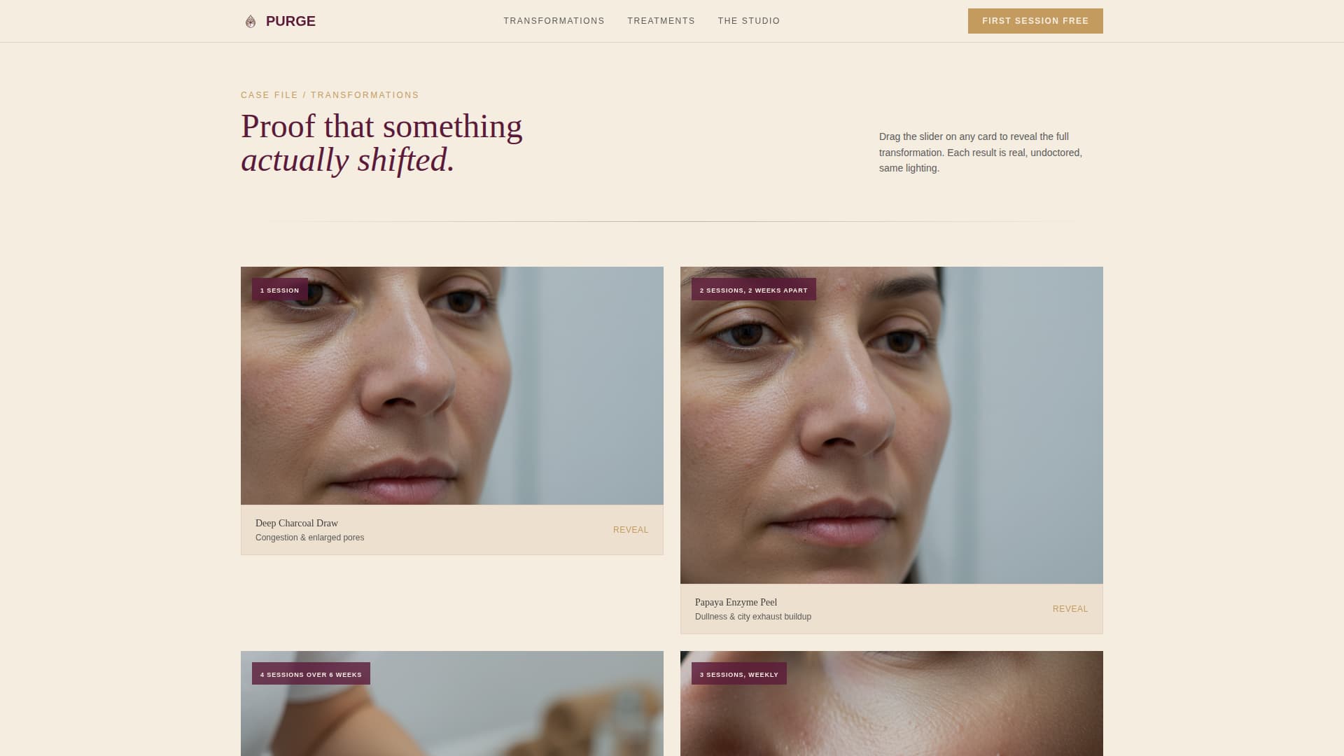 Wellness & Holistic Beauty Booking Website Template