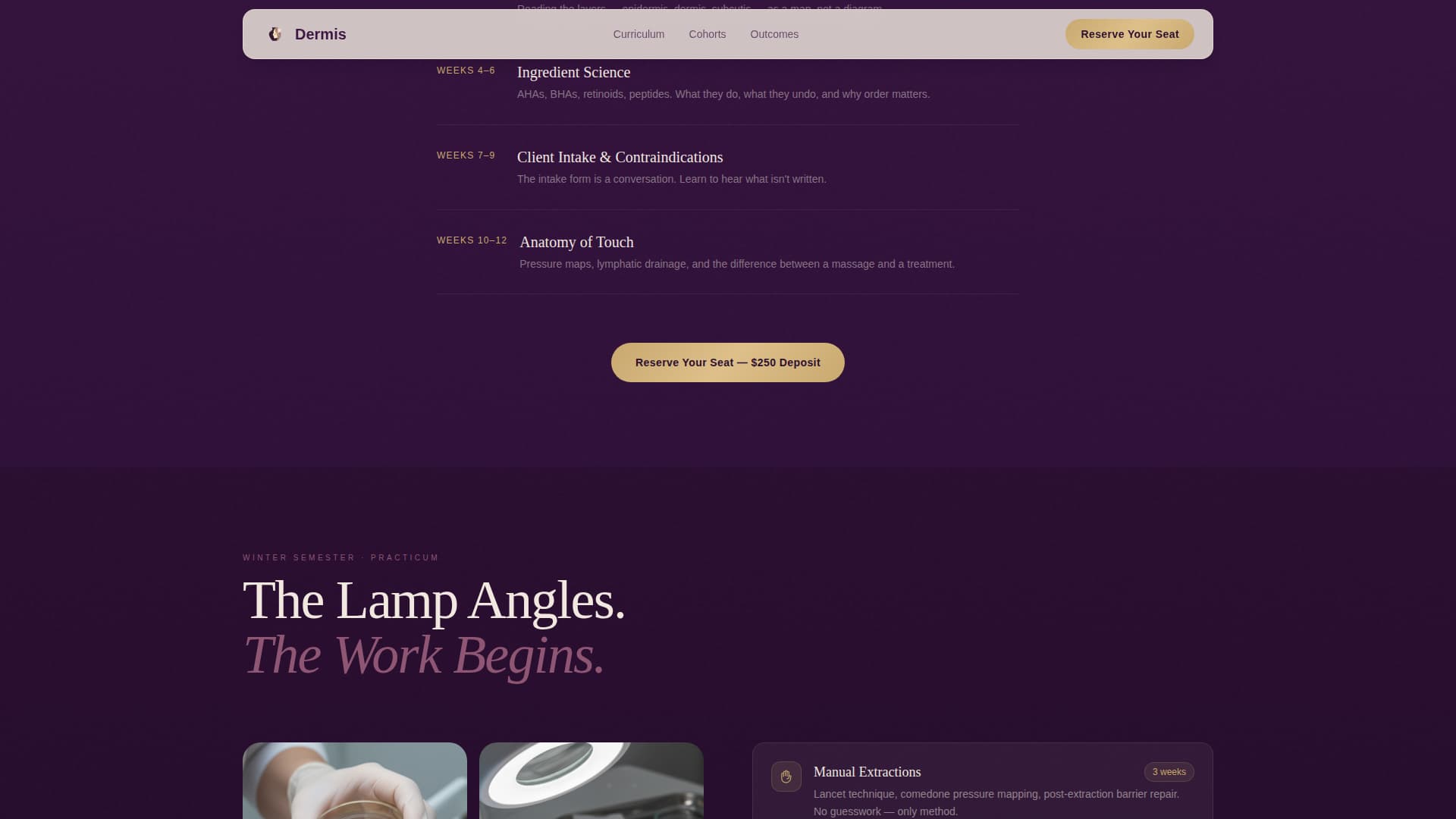 Beauty School & Academy Careers Website Template