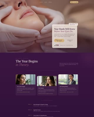 Beauty School & Academy Careers Website Template