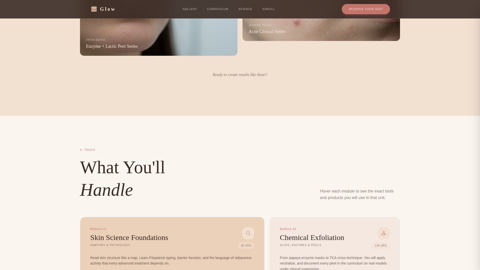 Beauty School & Academy Professional Website Template