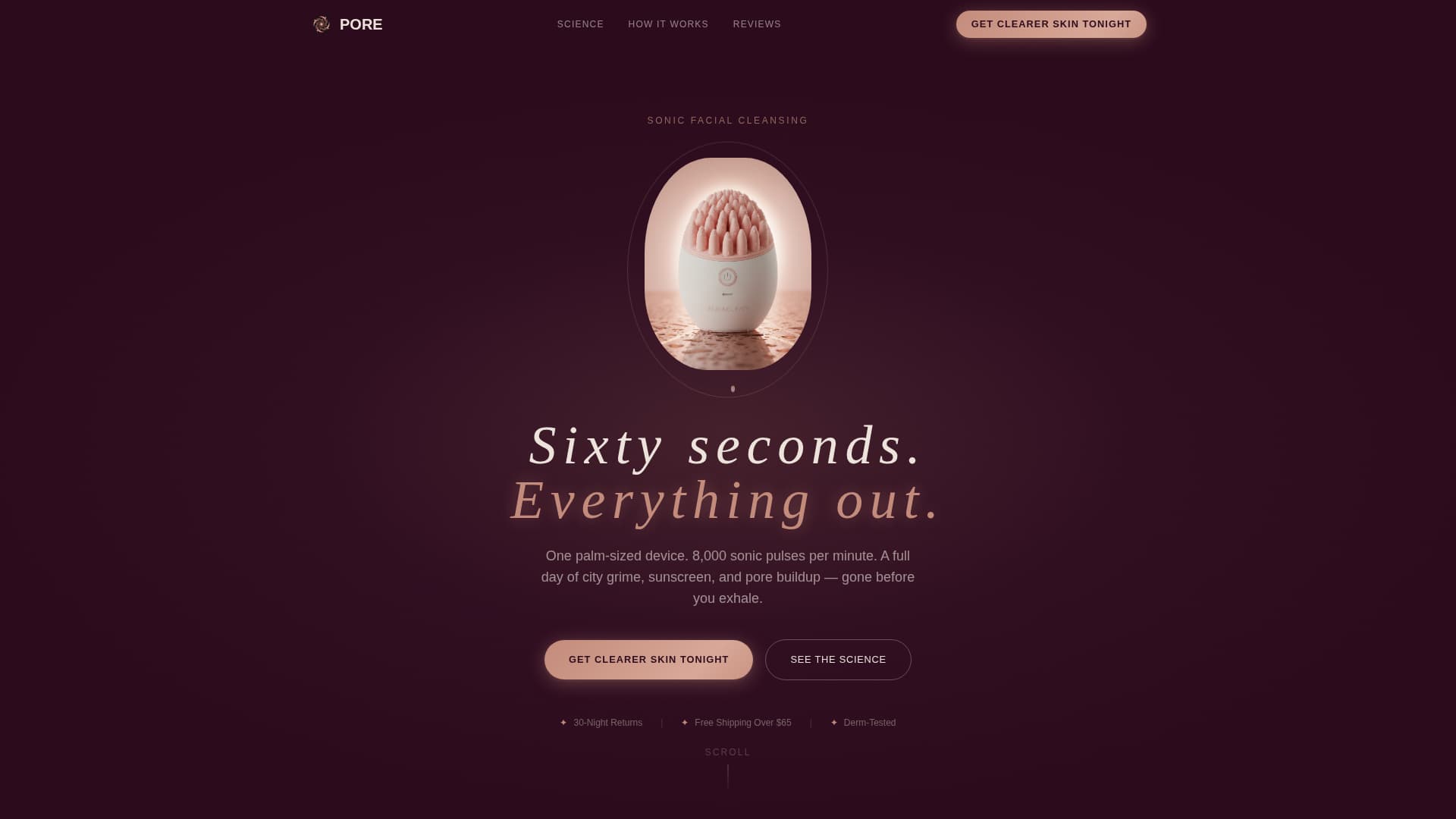 Beauty Tech & Device Reviews Website Template